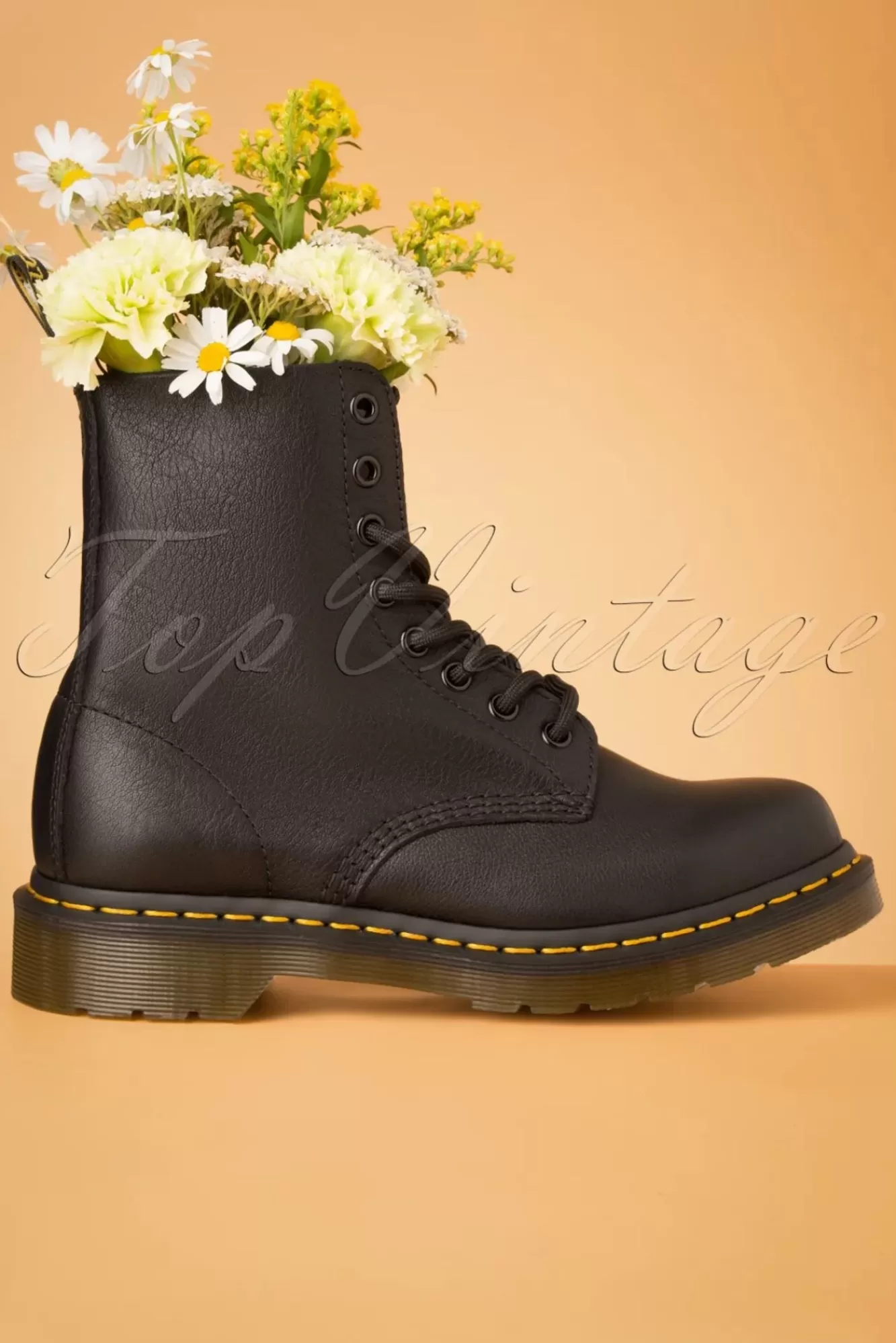 Flash Sale Dr. Martens 1460 Virginia Stiefeletten In Schwarz