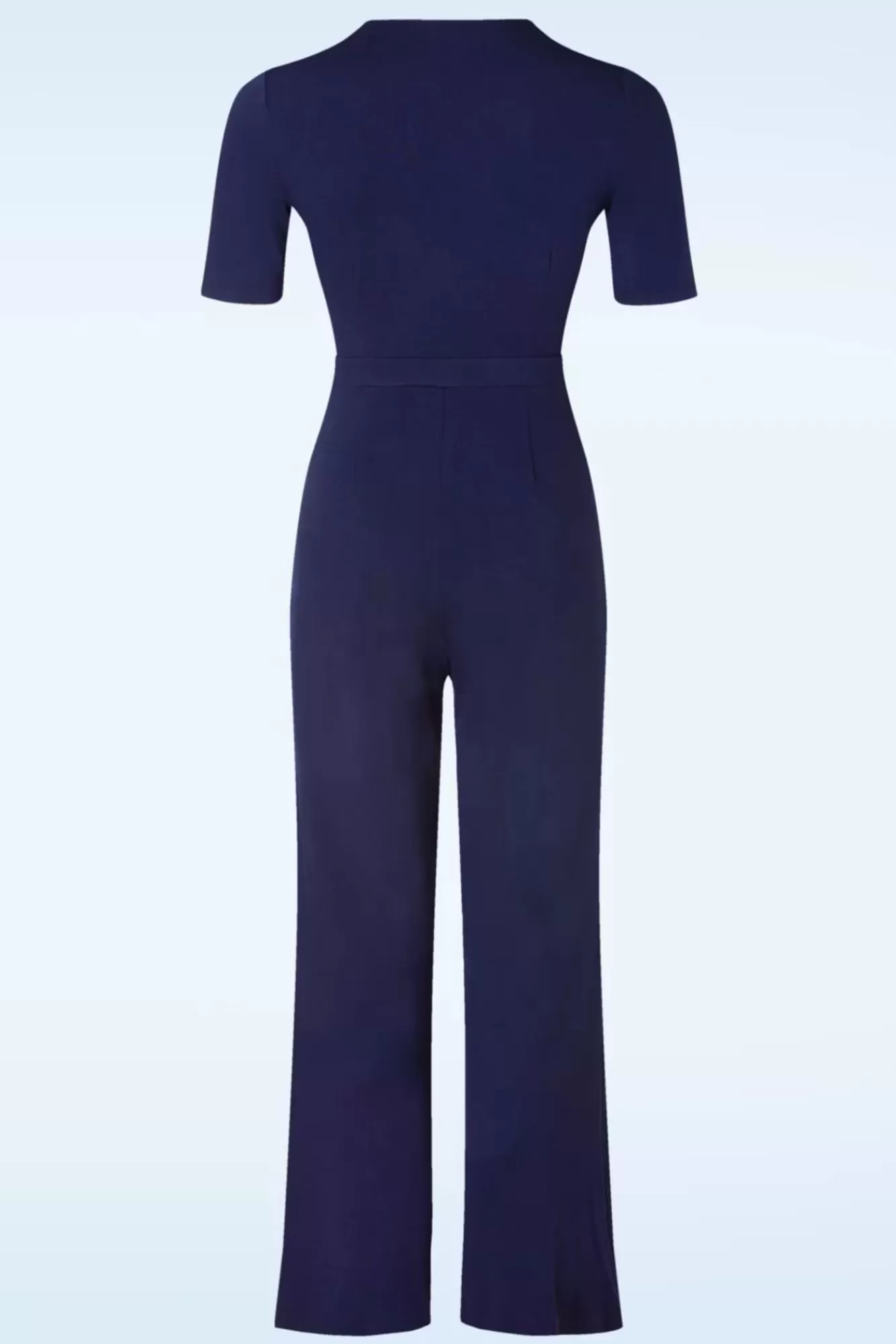 Store Surkana Abigail Crossover Jumpsuit In Marineblau