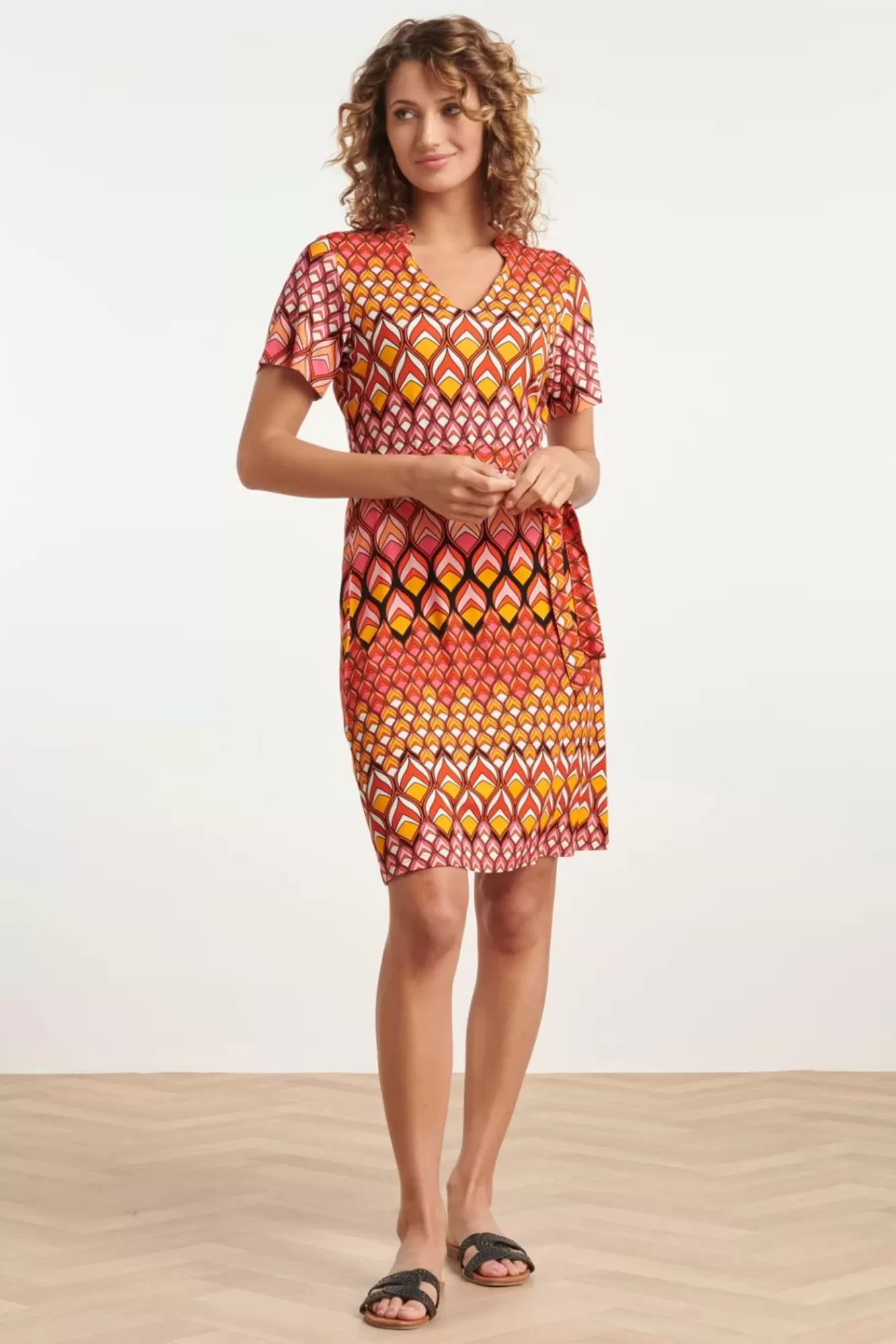 Hot Smashed Lemon Alba Kleid In Multi