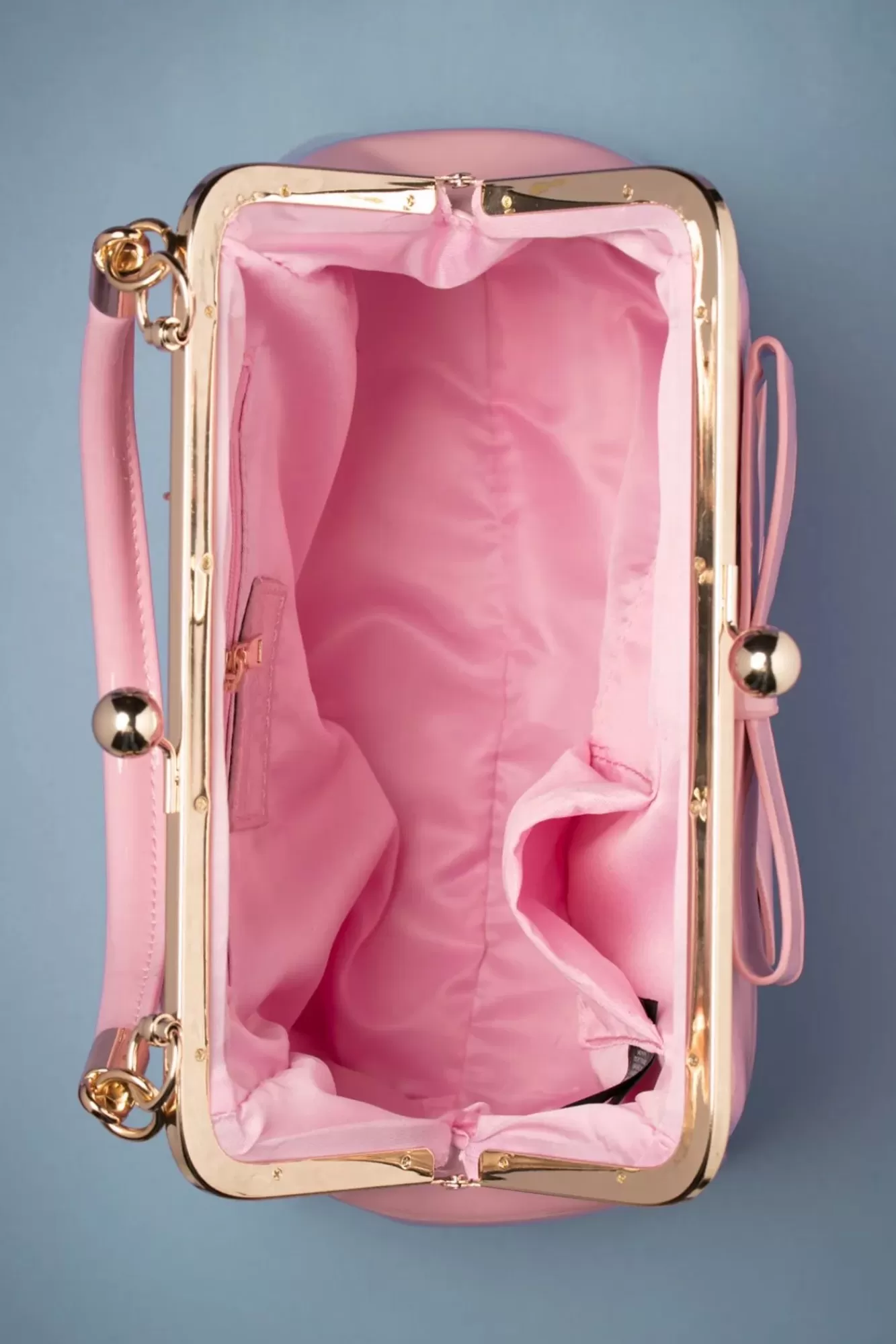 Best Banned Retro Amerikanische Vintage Lacktasche In Pink