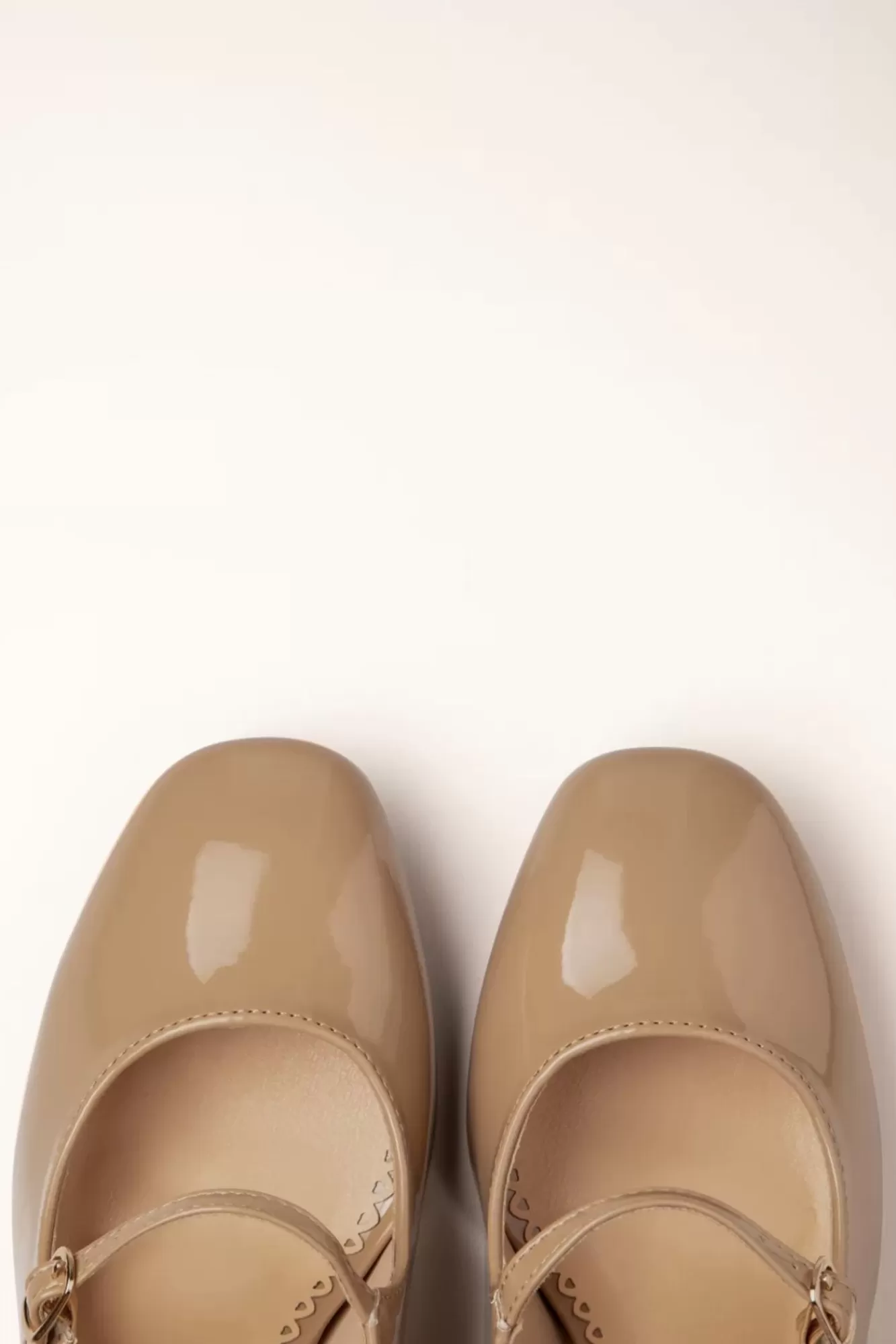 Shop Banned Retro Annie Mary Jane Pumps In Latte