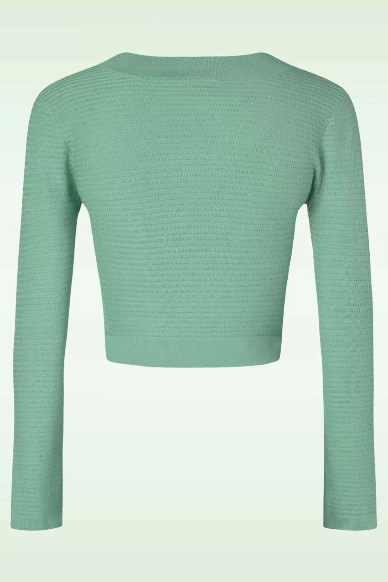 Best Vixen Ariane Textured Strick Crop Strickjacke In Mint