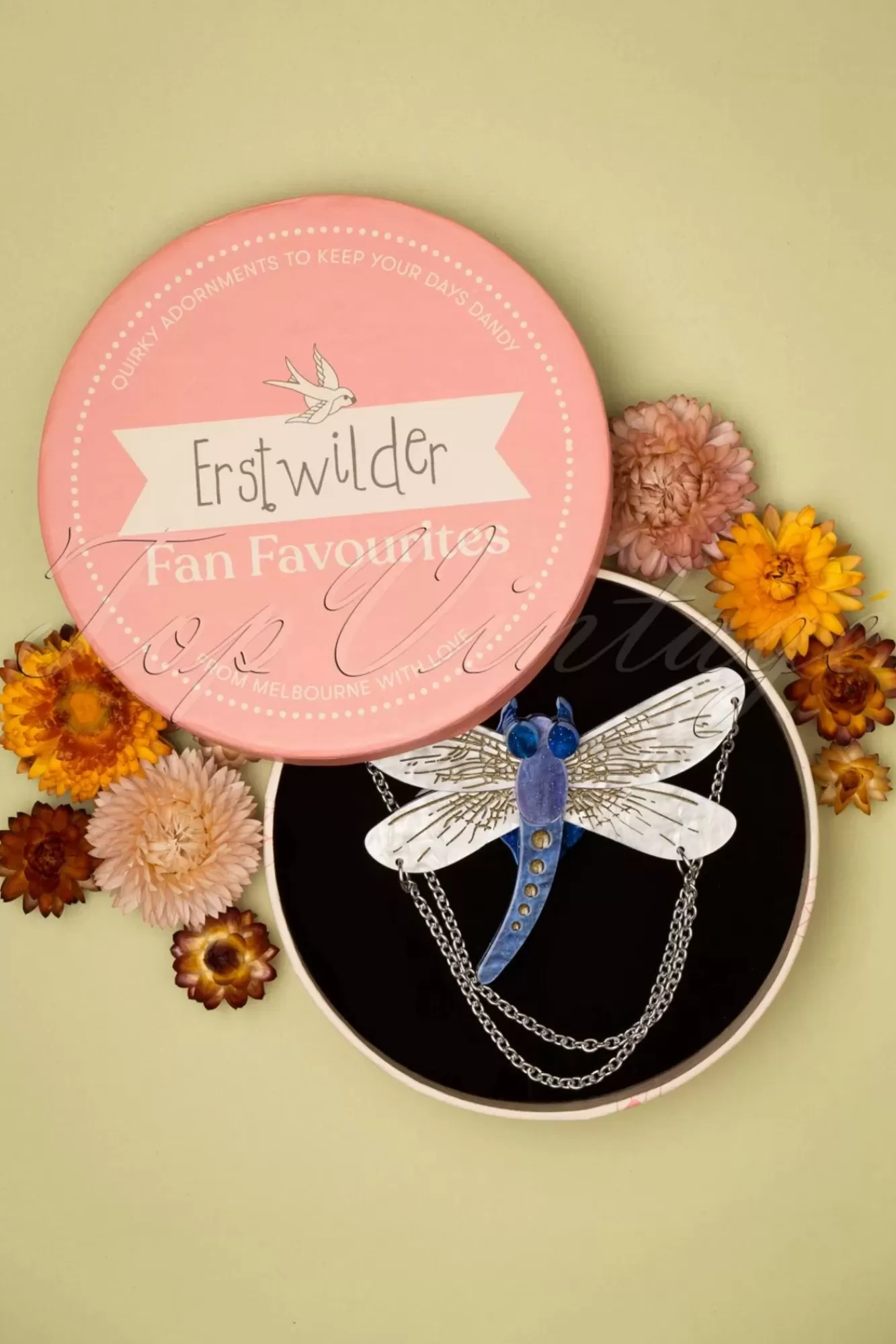 New Erstwilder As The Dragon Flies Brosche