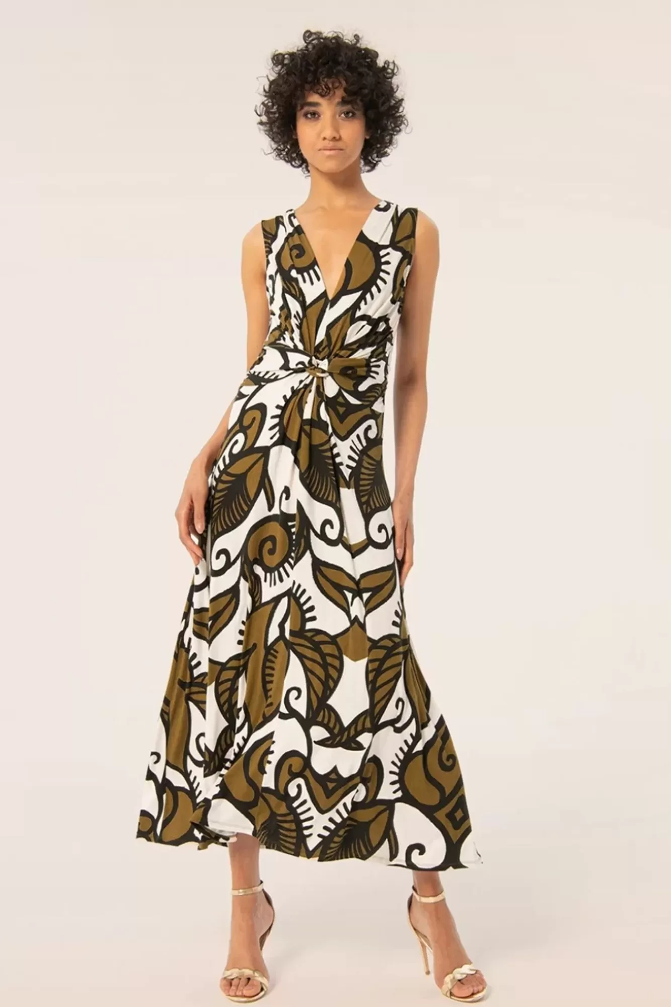 Cheap Surkana Aubrey Maxi Kleid In Khaki