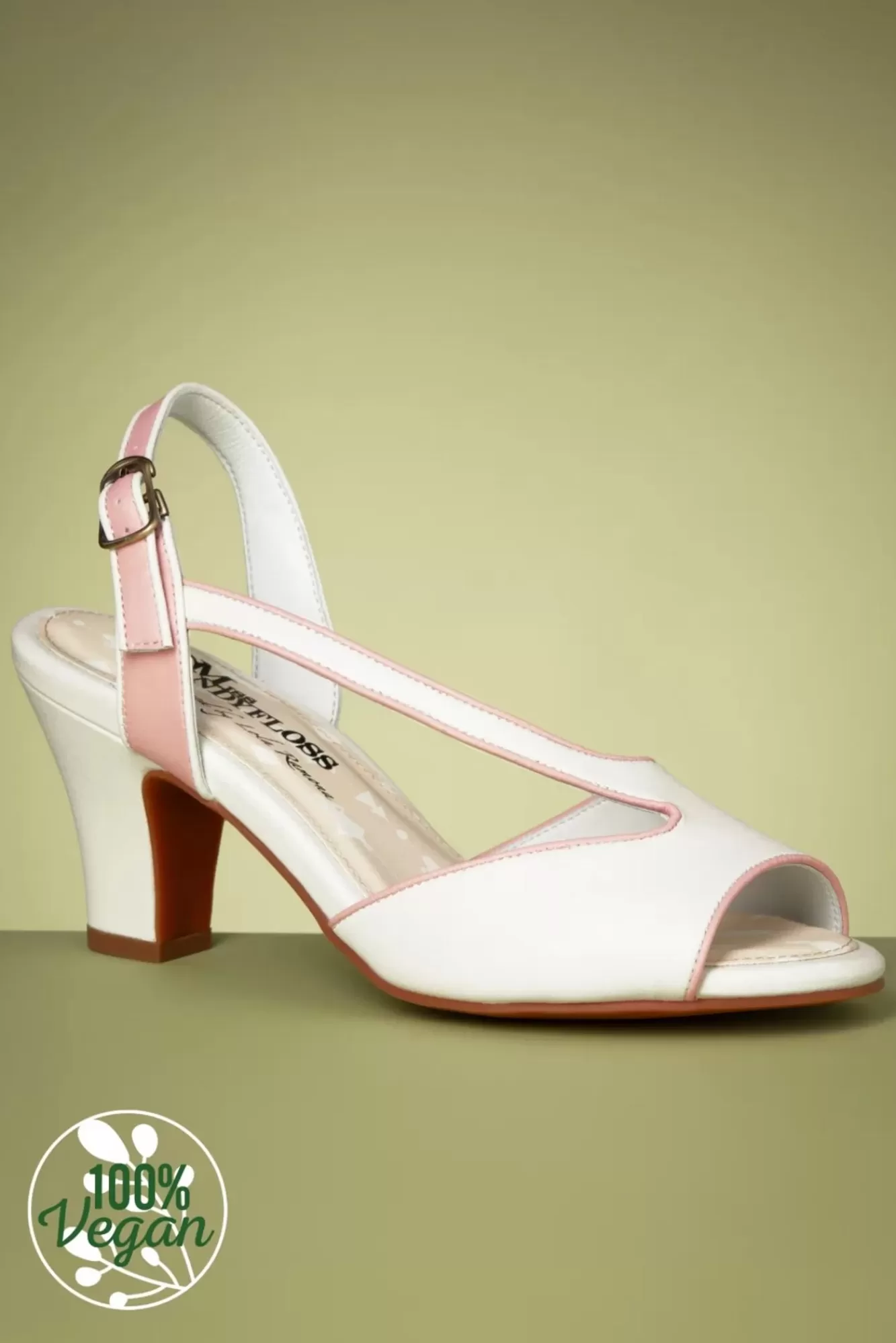 Fashion Miss Candyfloss Ava Lilibeth Sandalen In Whisper Weis Und Pearl Blush