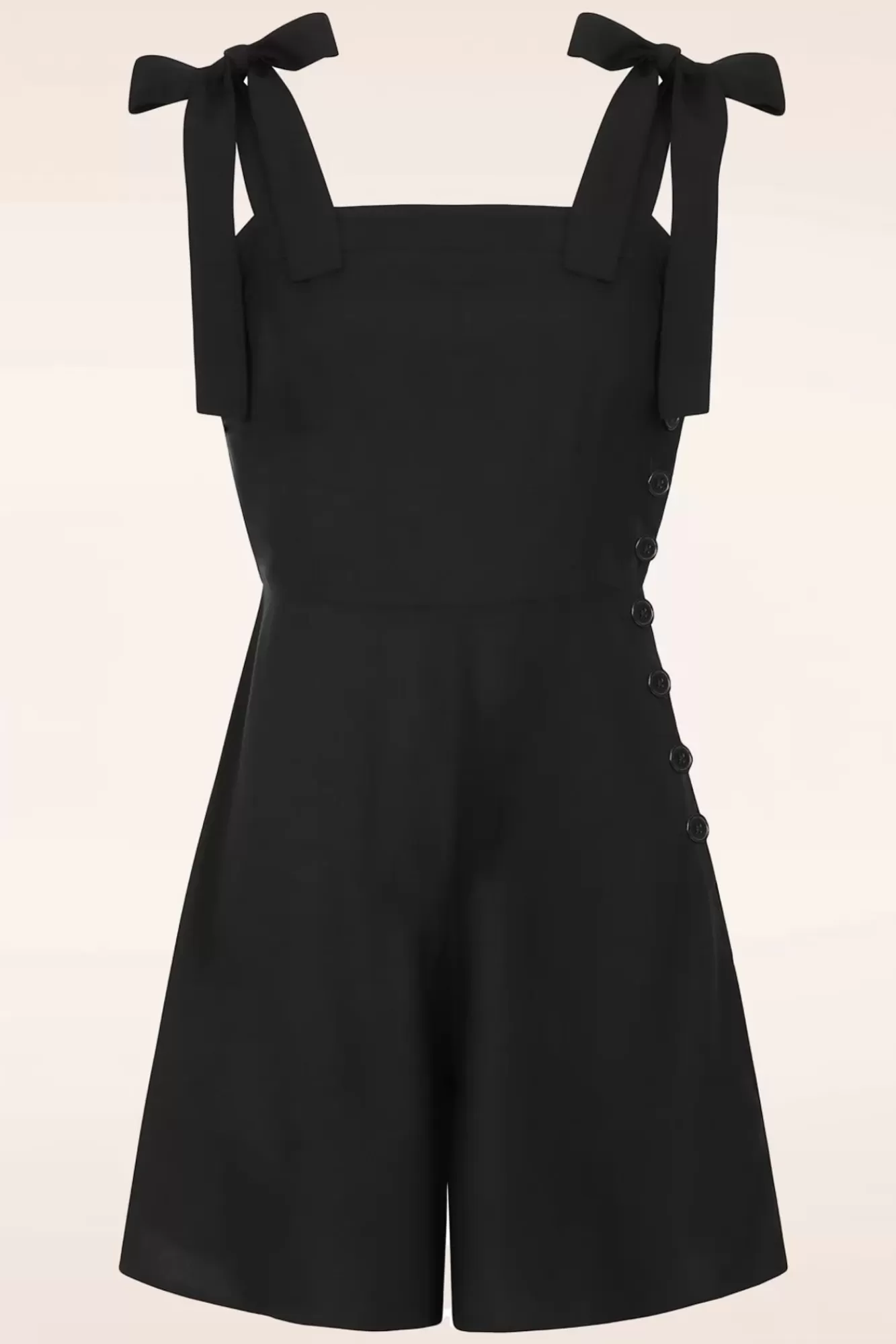 Online Collectif Clothing Belinda Plain Playsuit In Schwarz