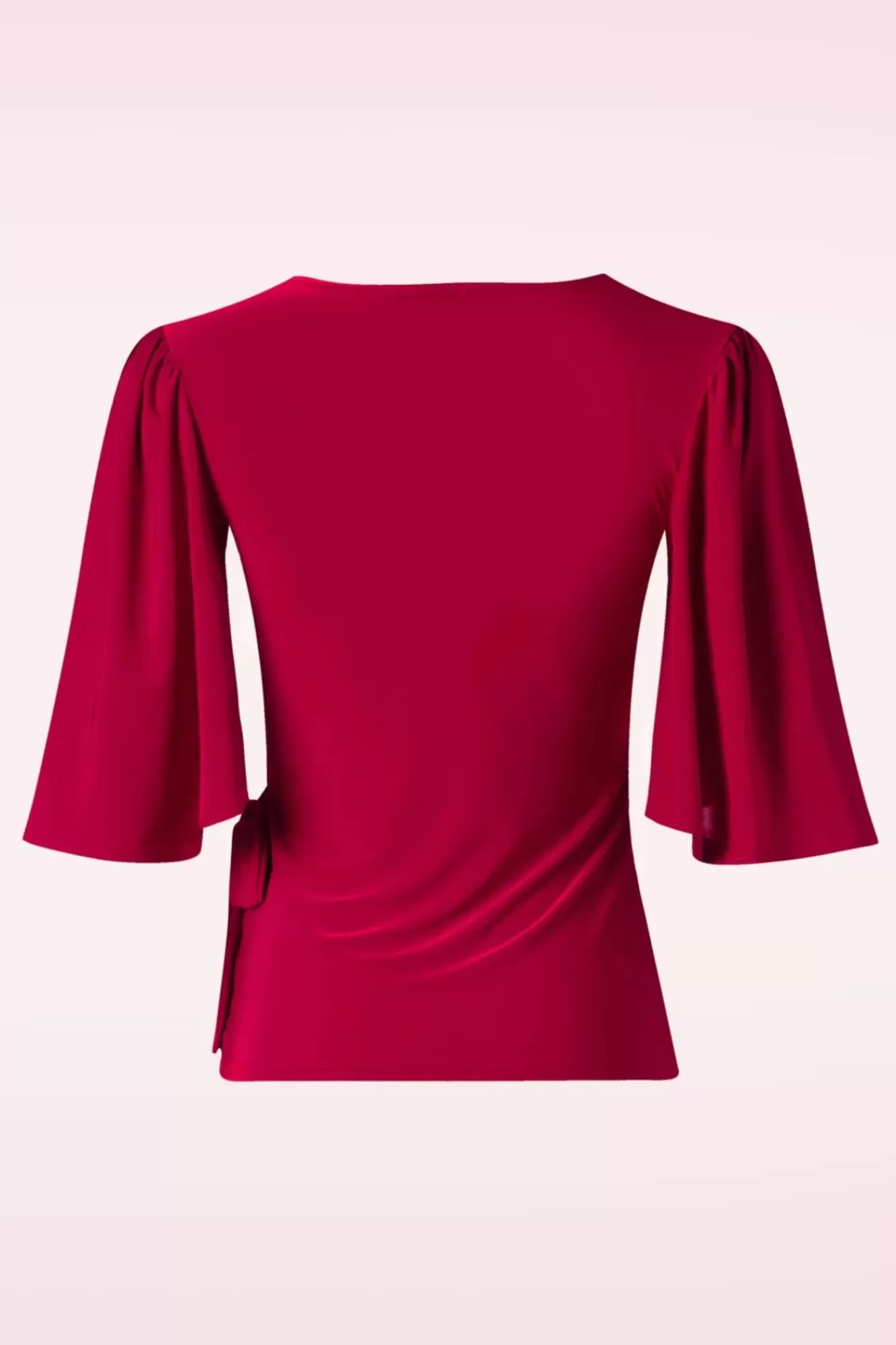 Fashion Vintage Chic for Topvintage Belle Slinky Top In Rot