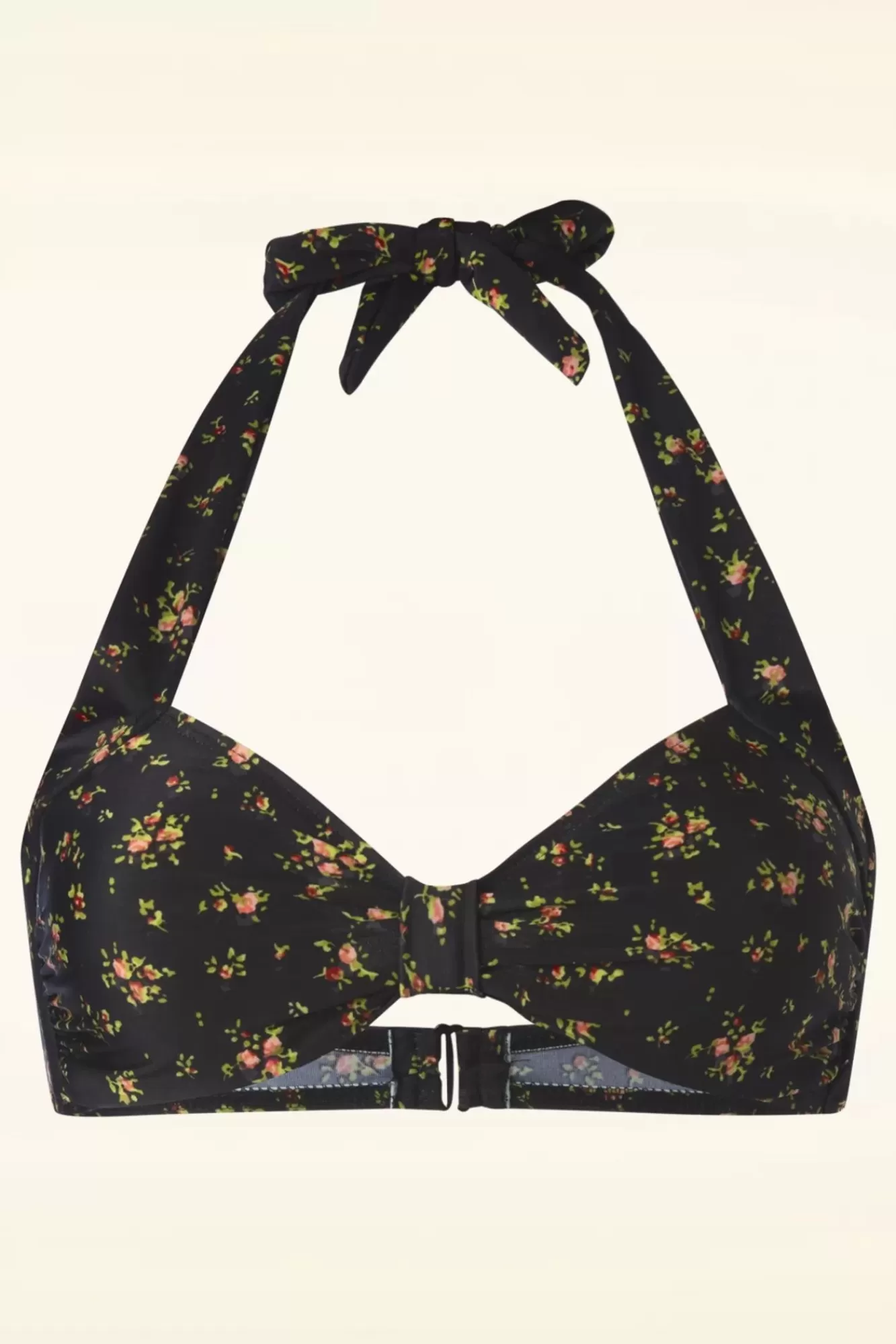 Best Esther Williams Bikini Flower Top In Schwarz