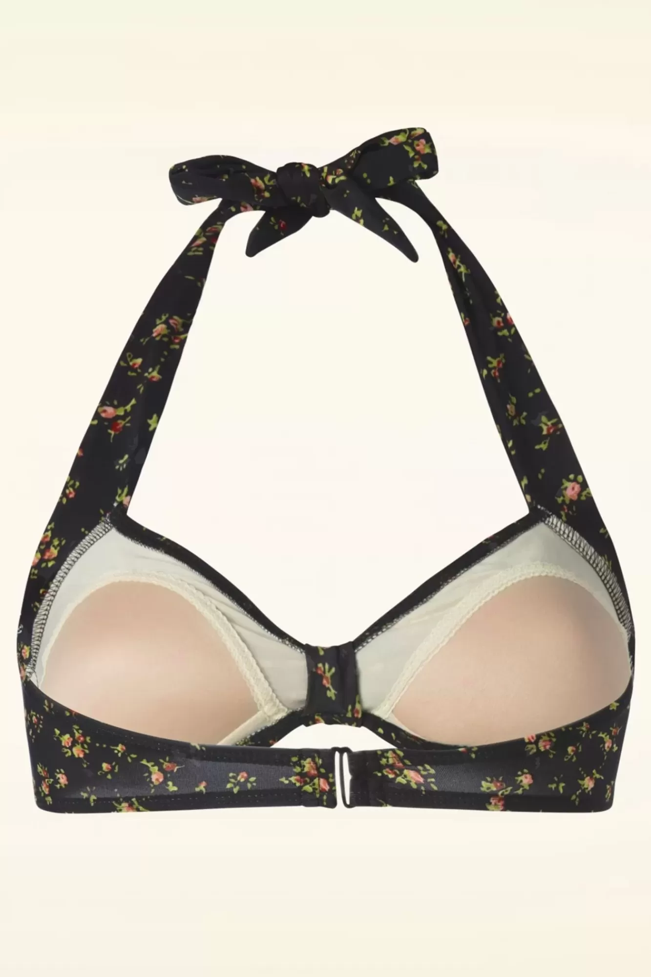 Best Esther Williams Bikini Flower Top In Schwarz