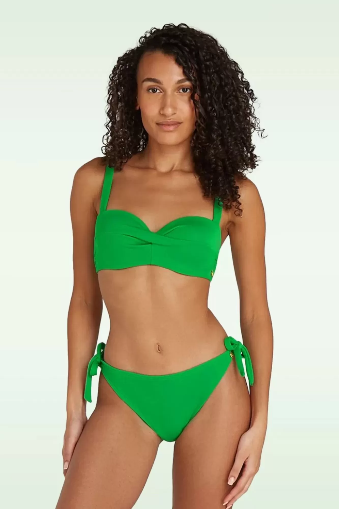 Shop TC Beach Bikinihoschen Mit Schleife In Leuchtendem Grun