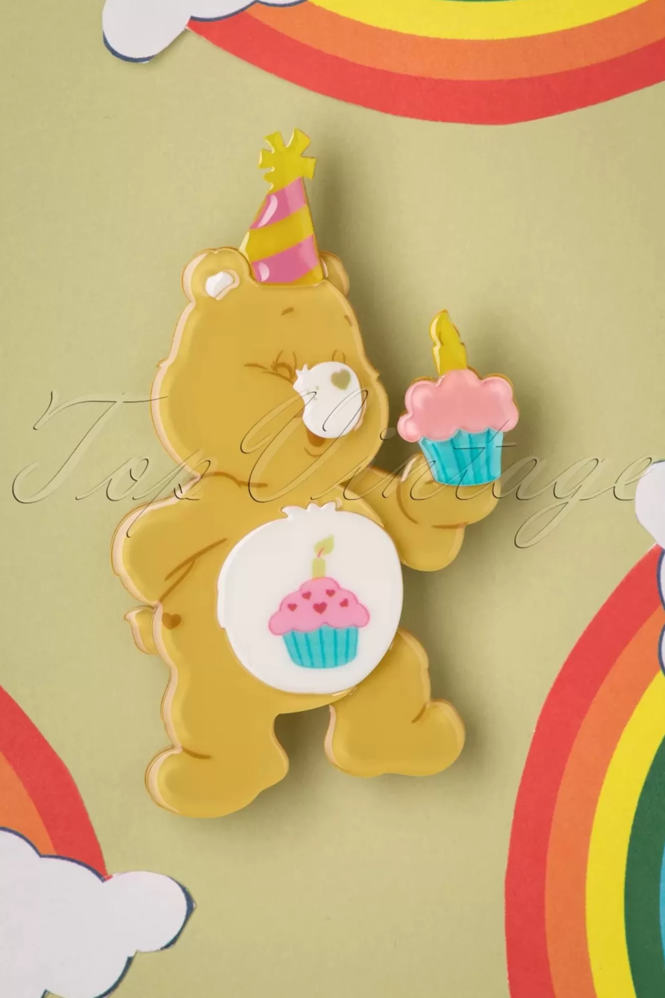 Sale Erstwilder Birthday Bear'S Cake Brosche