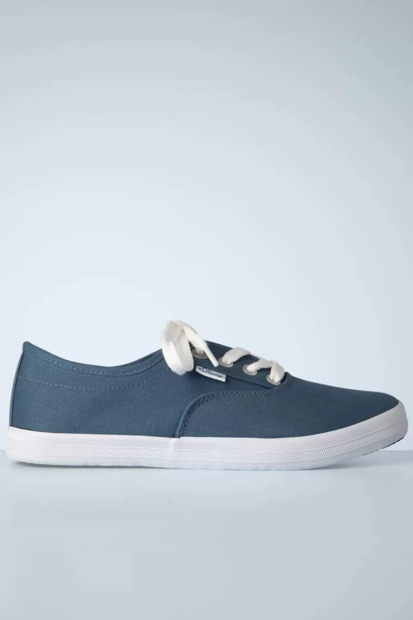 Online s.Oliver Canvas Sneaker In Indigo Blau