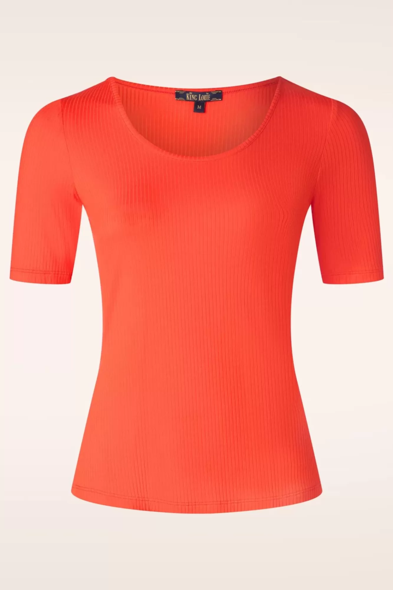 Cheap King Louie Carice Uni Ripp Top In Sonnenorange