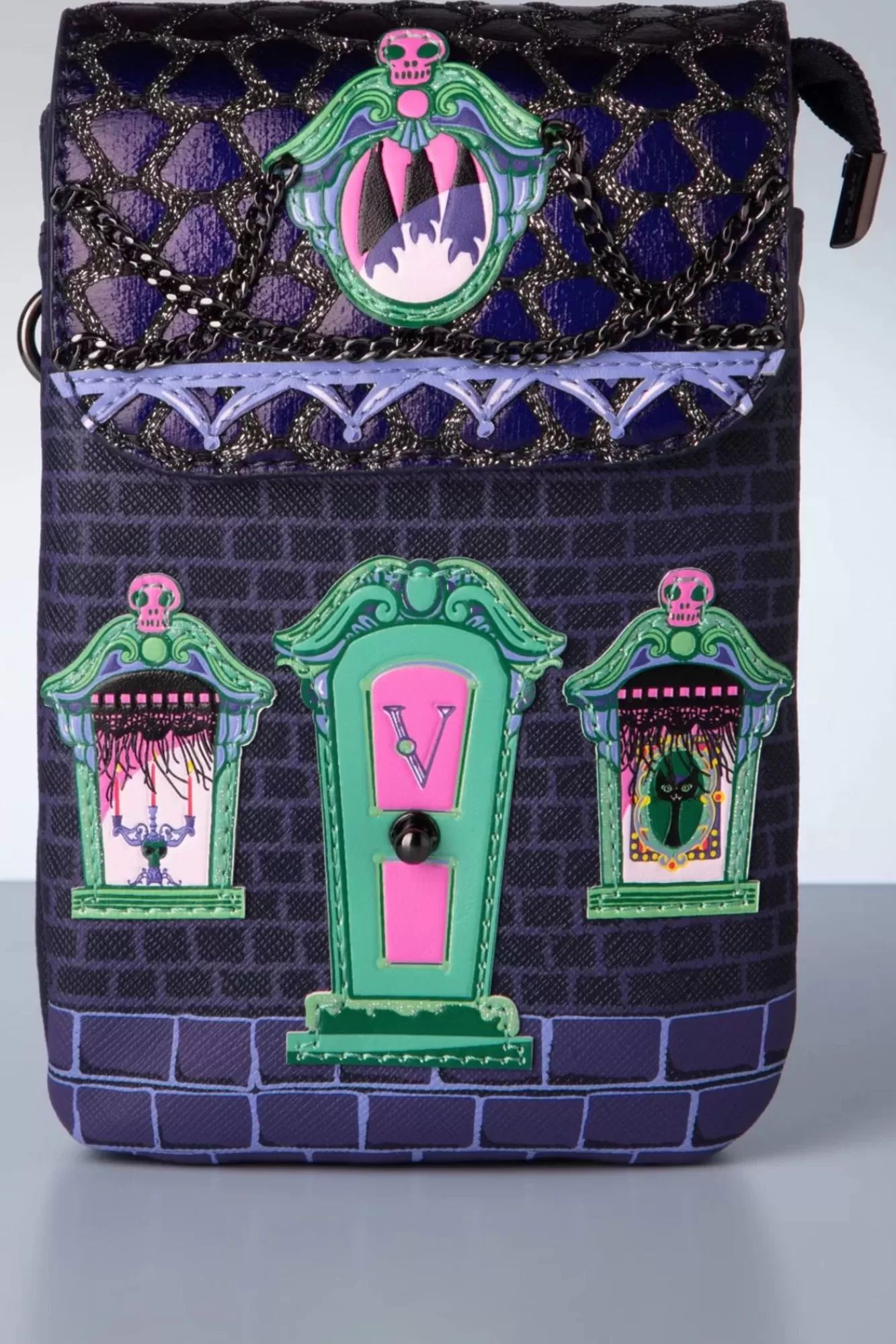 Best Sale Vendula Cat Dracula'S Haunted House Handytasche In Lila