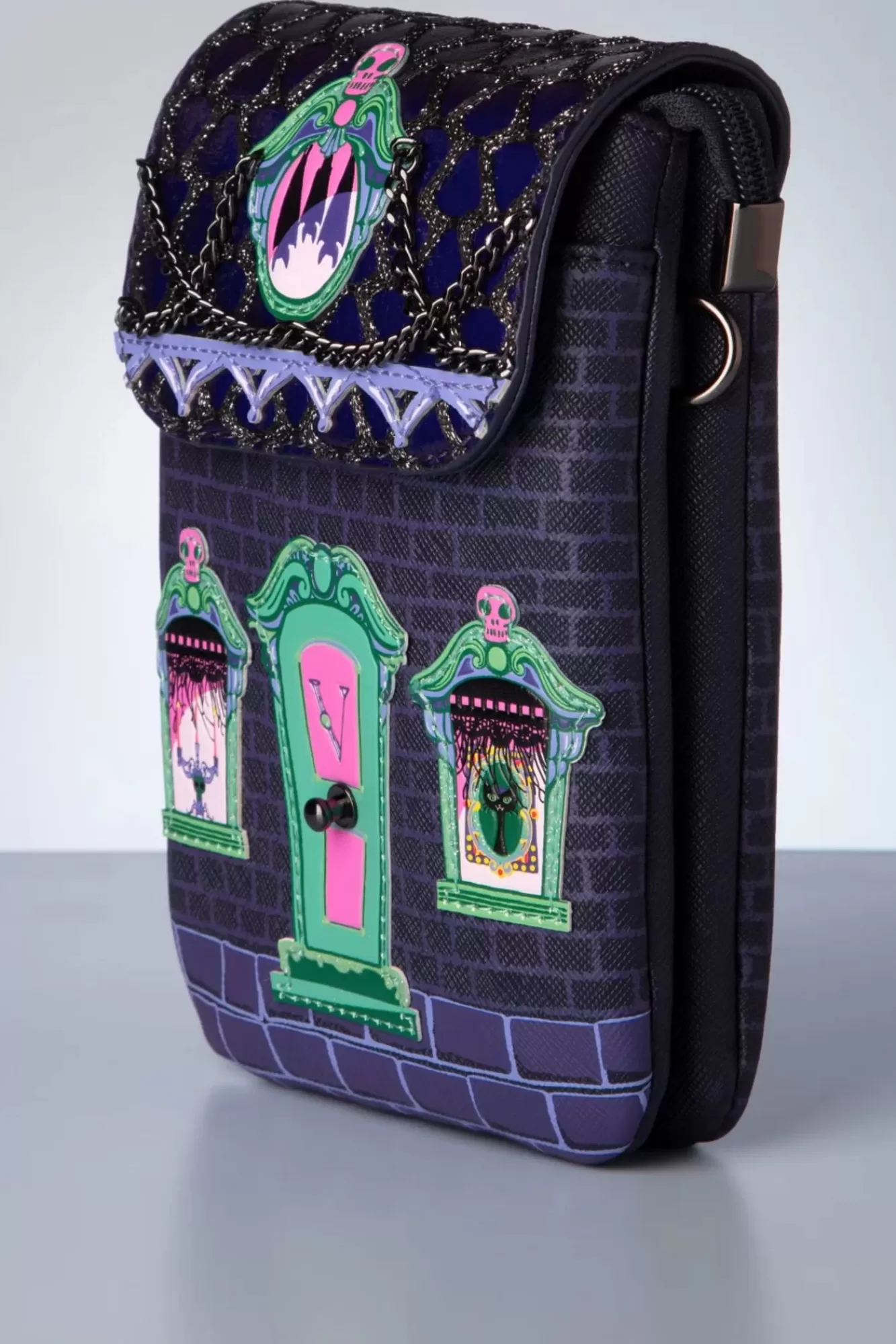 Best Sale Vendula Cat Dracula'S Haunted House Handytasche In Lila