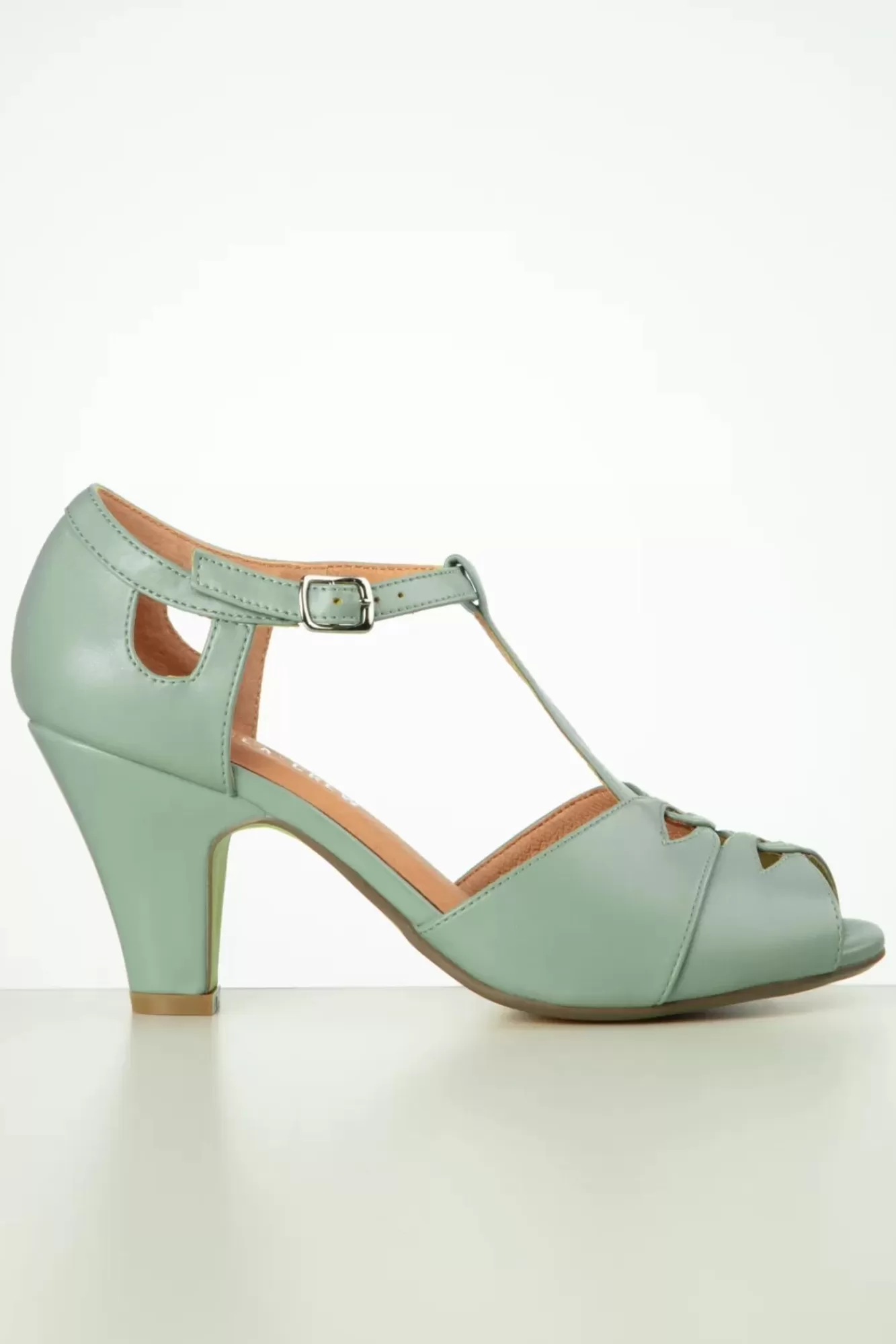 Cheap Chelsea Crew Catherina Pumps Mit T-Strap In Mint