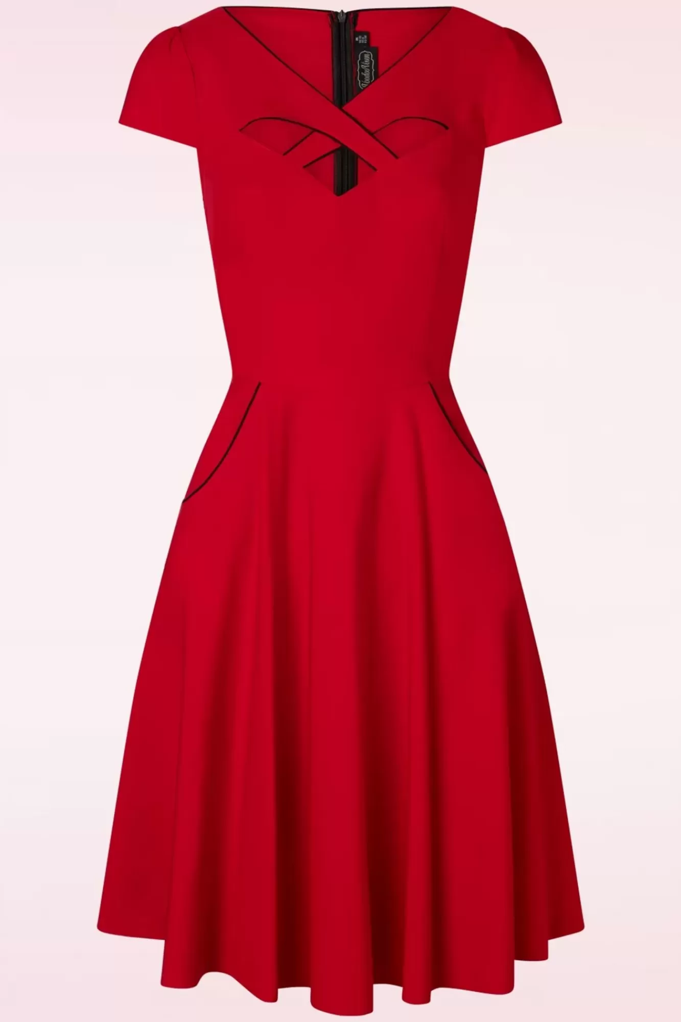 Best Vixen Connie Swing Kleid In Rot