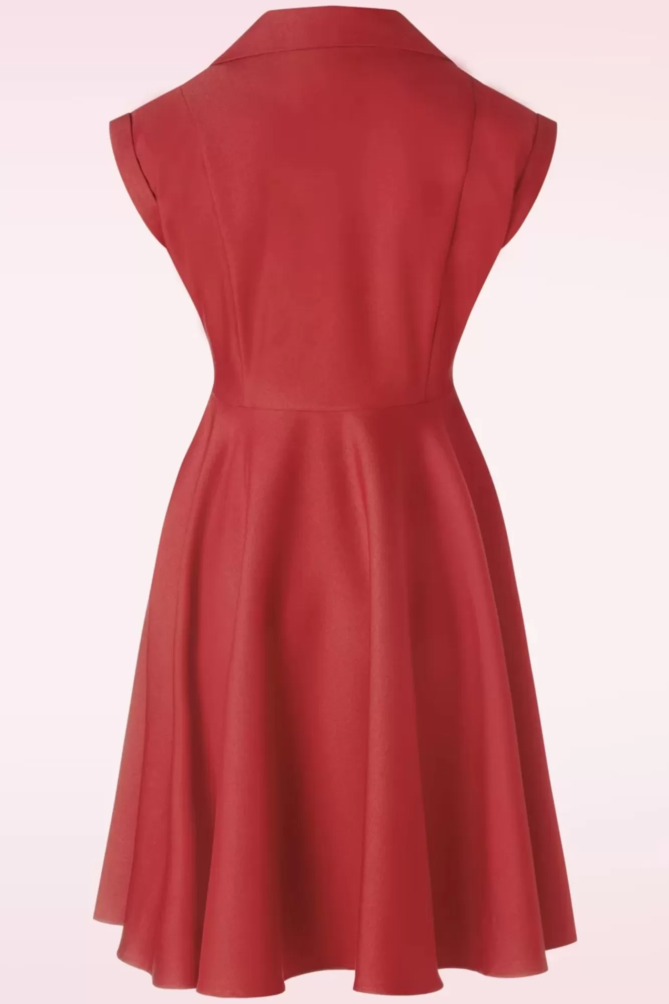 Sale Banned Retro Doll Swing Kleid In Rot