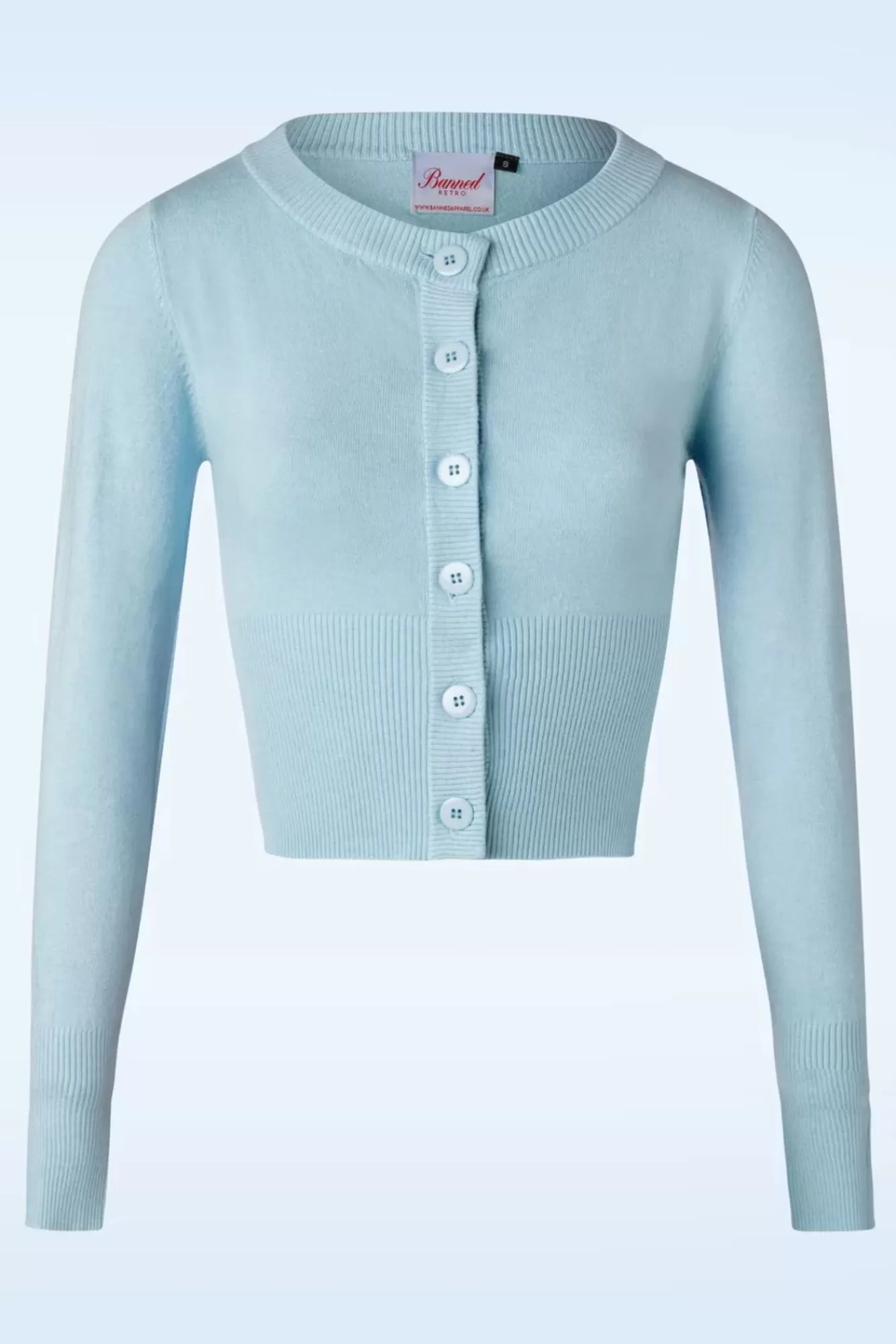 Sale Banned Retro Dolly Strickjacke In Hellblau