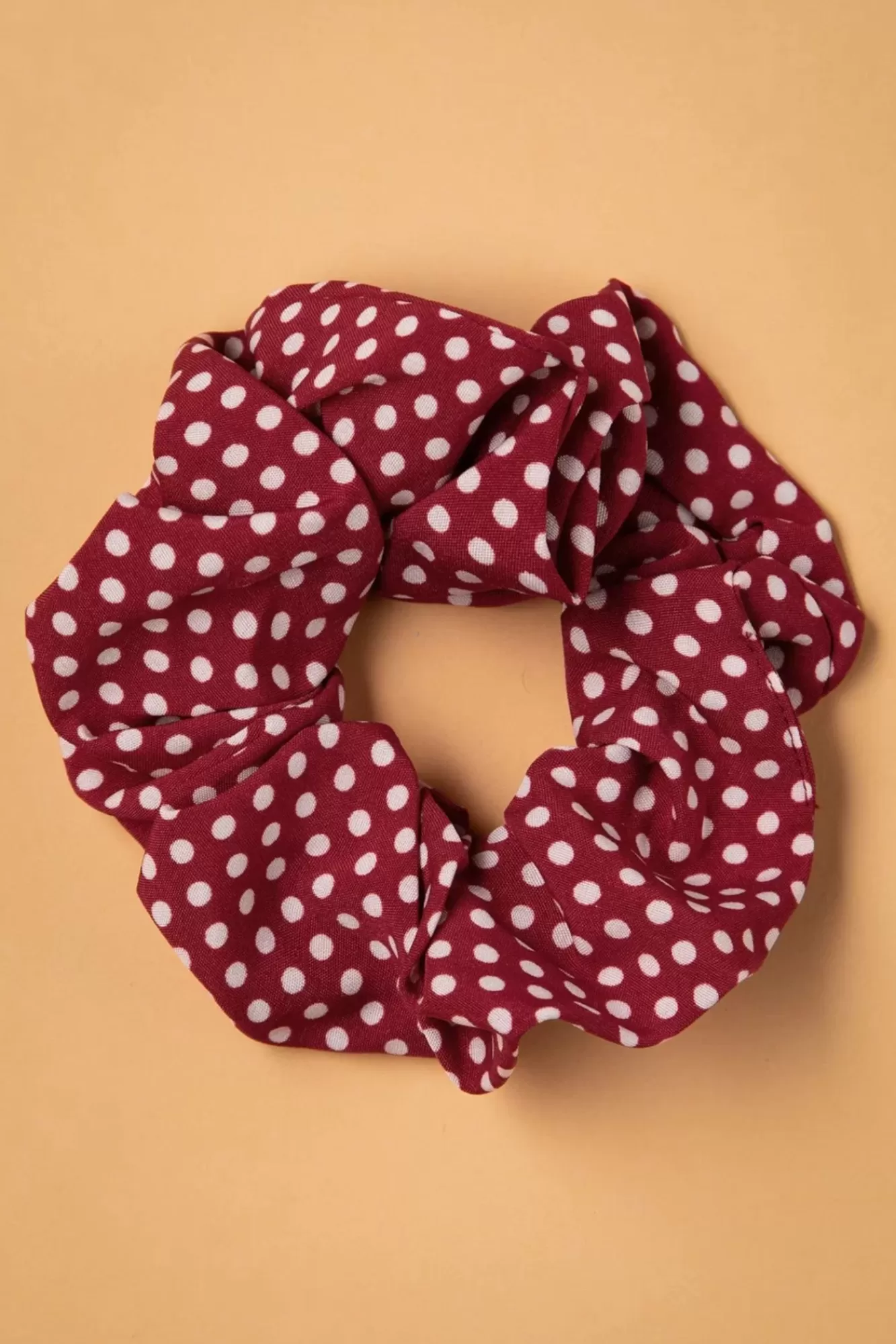 Best Banned Retro Dotty Scrunchie In Rot