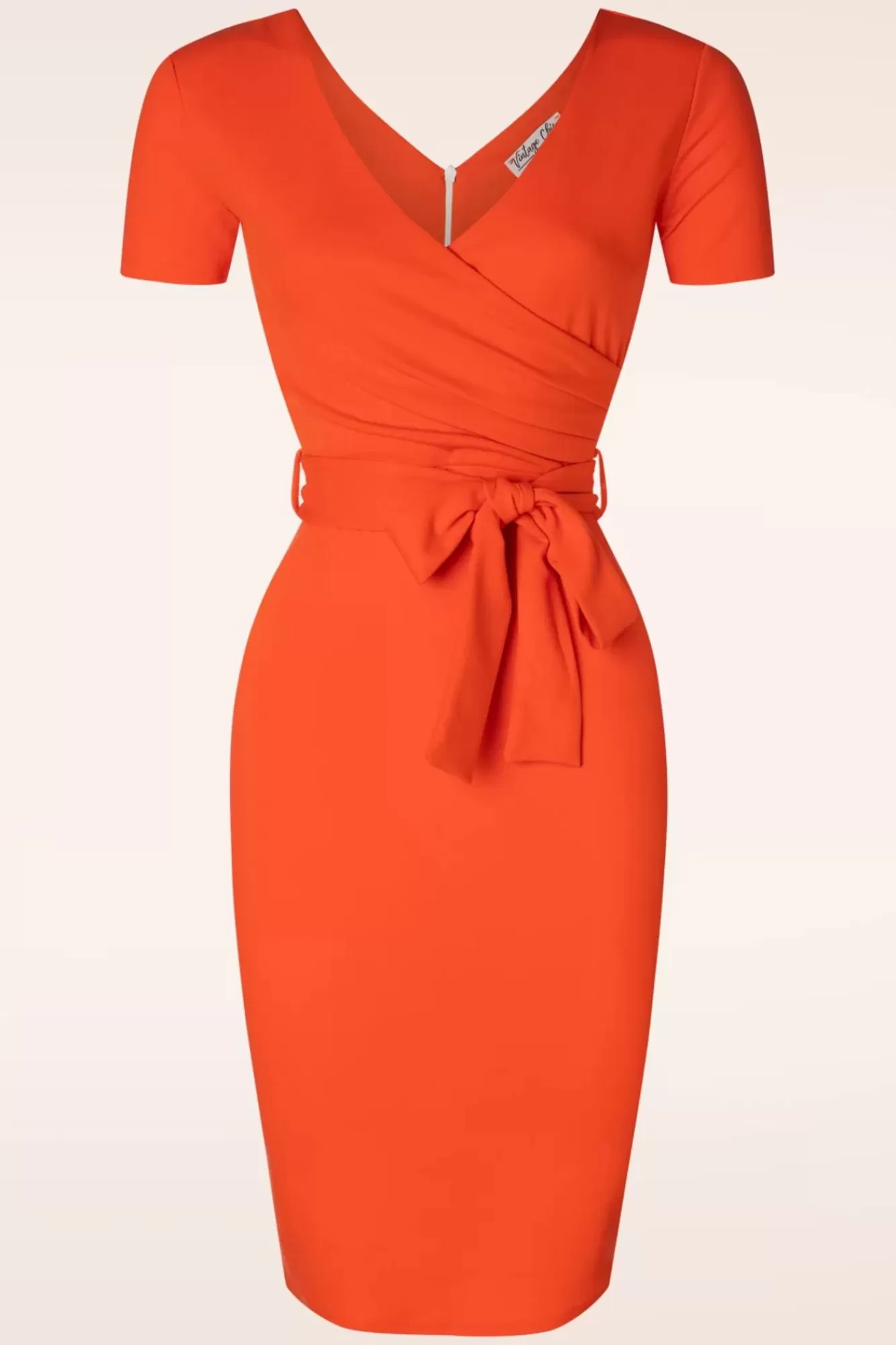 Sale Vintage Chic for Topvintage Evie Etuikleid In Orange