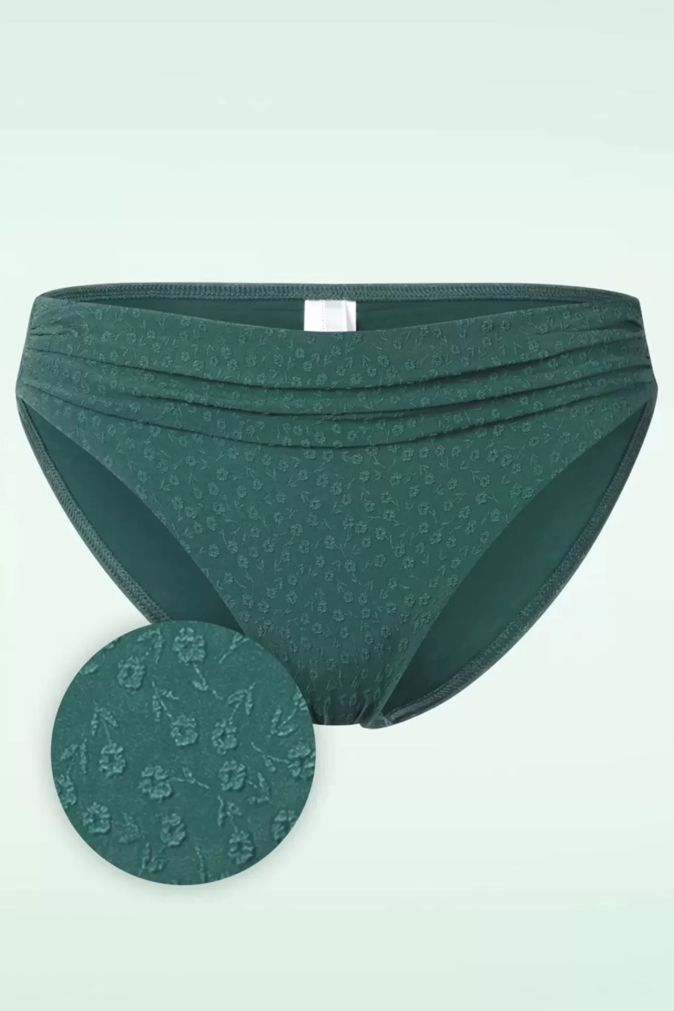 Online Cyell Flora Regular Bikinihose In Teal