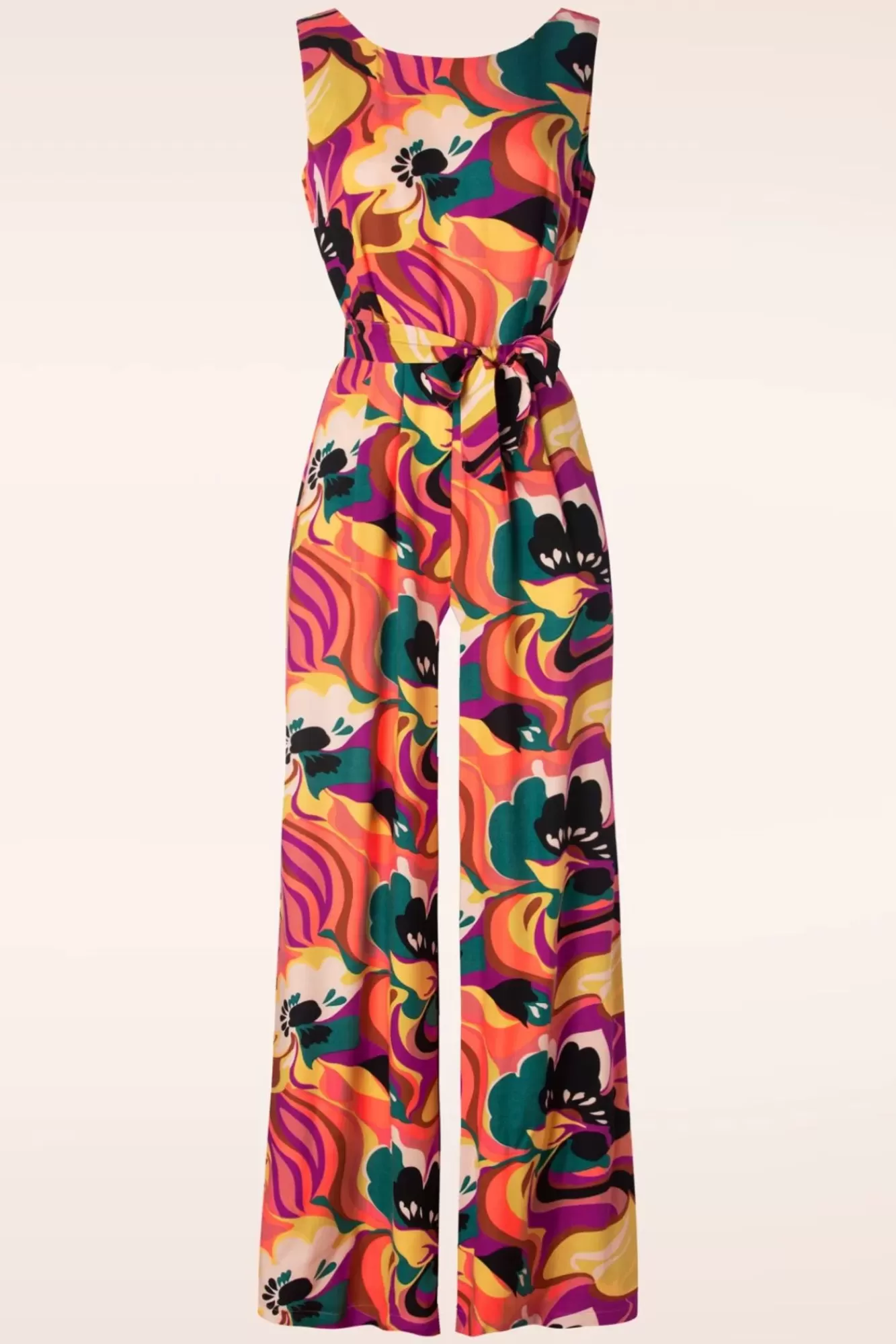 New King Louie Frida Jumpsuit Aurelio In Muschel Orange