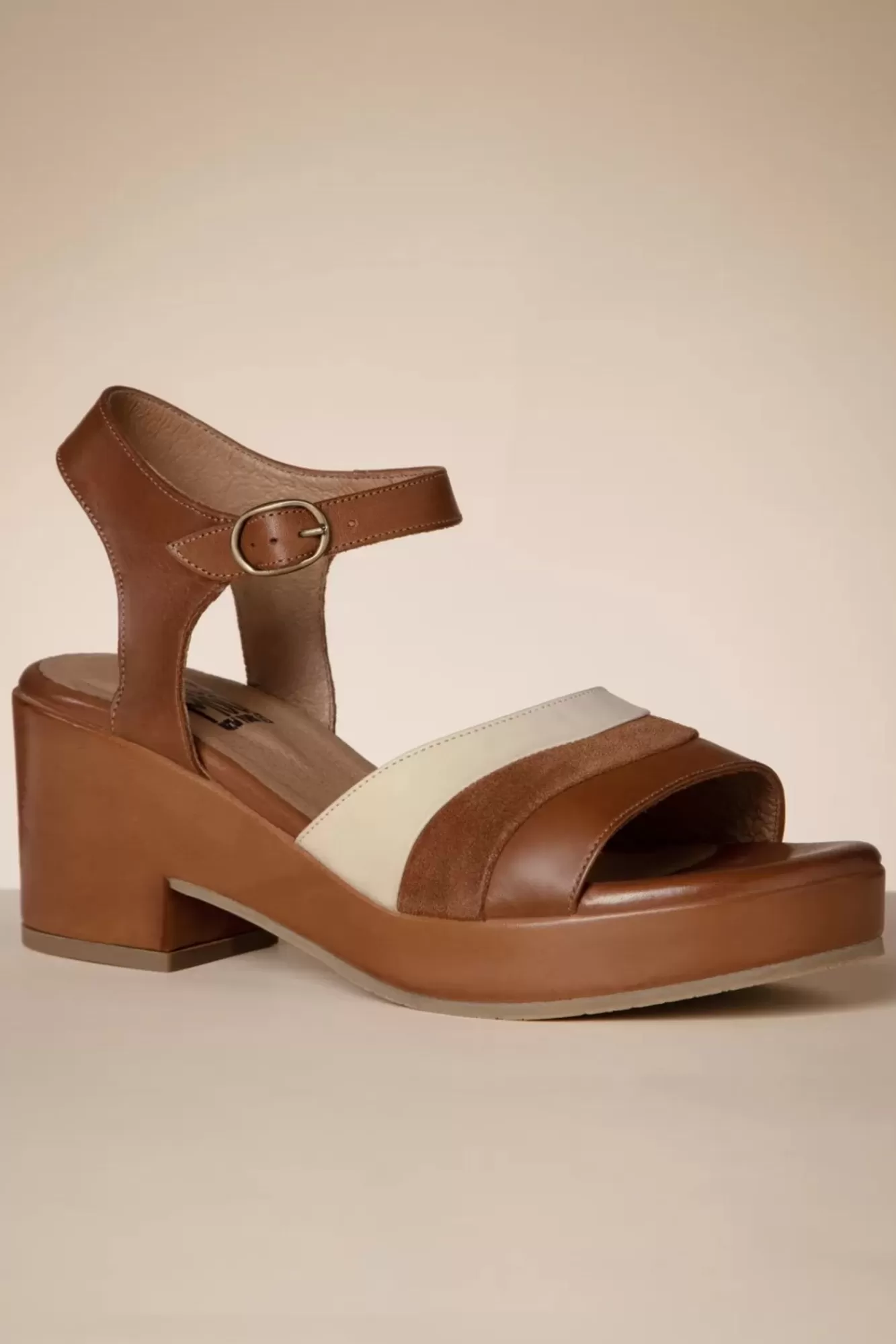 New Miz Mooz Gala Clog Sandalen In Brandy