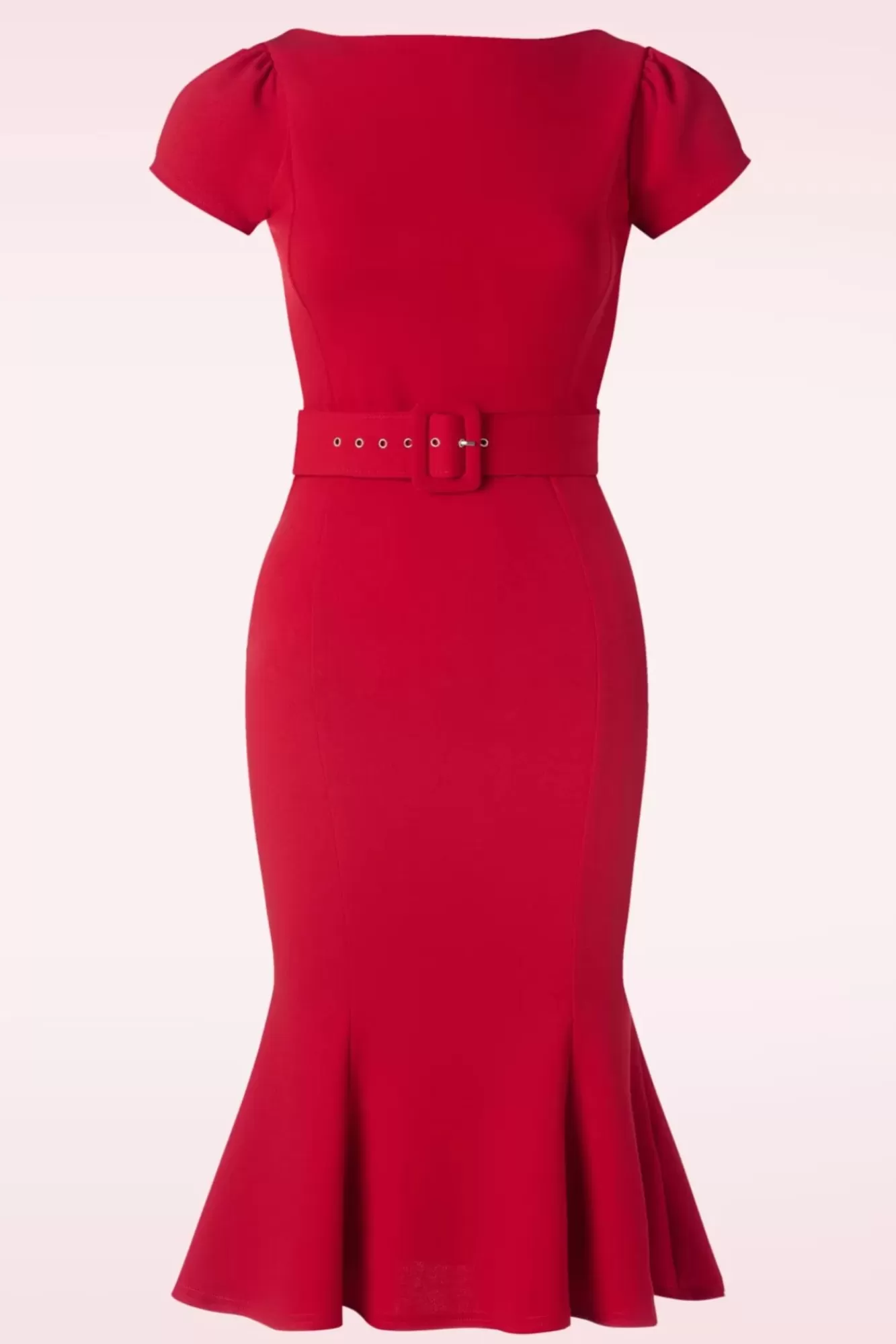 Online Vintage Chic for Topvintage Gwen Bleistiftkleid In Rot