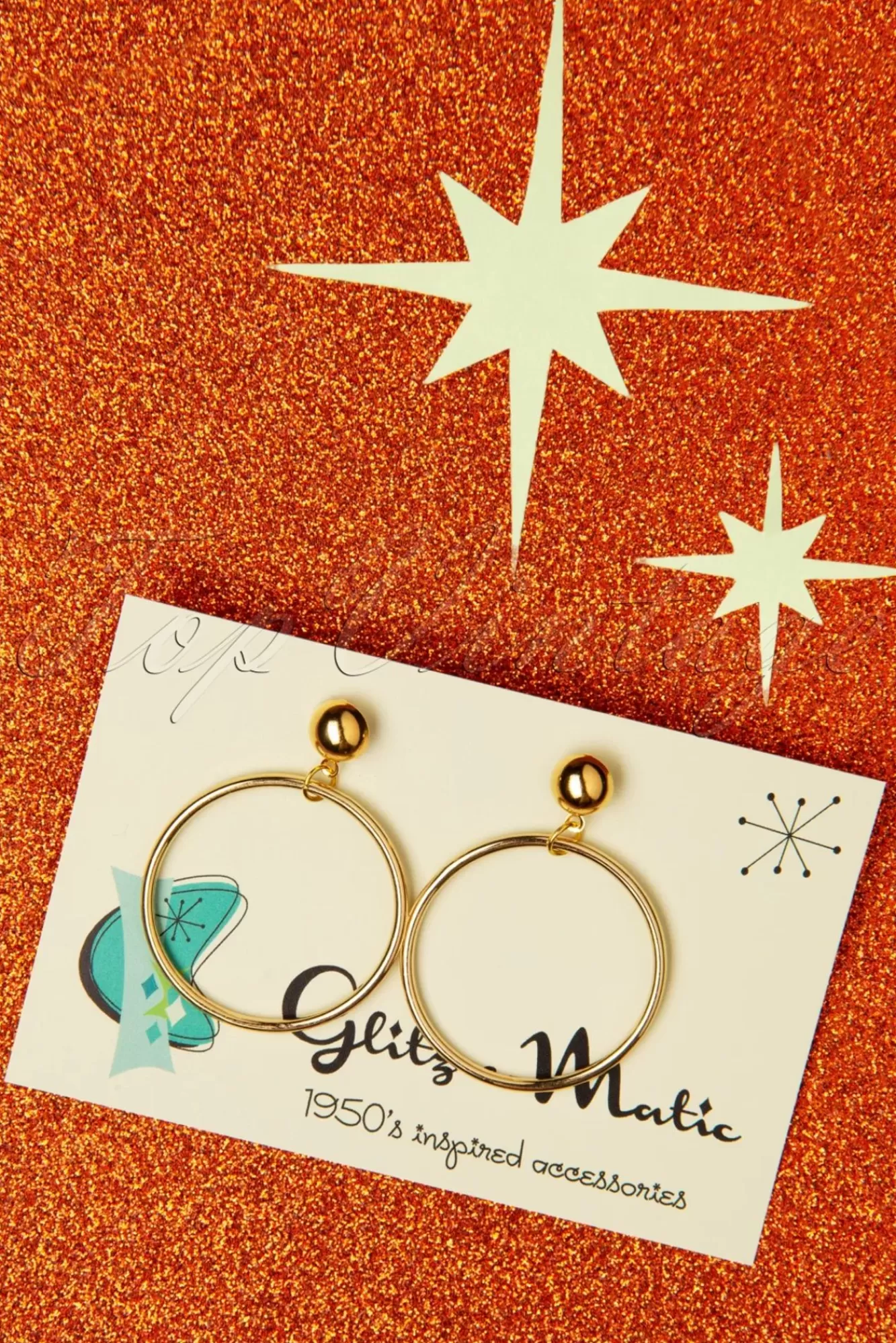 Best Sale Glitz-o-Matic Hoop Ohrringe In Gold