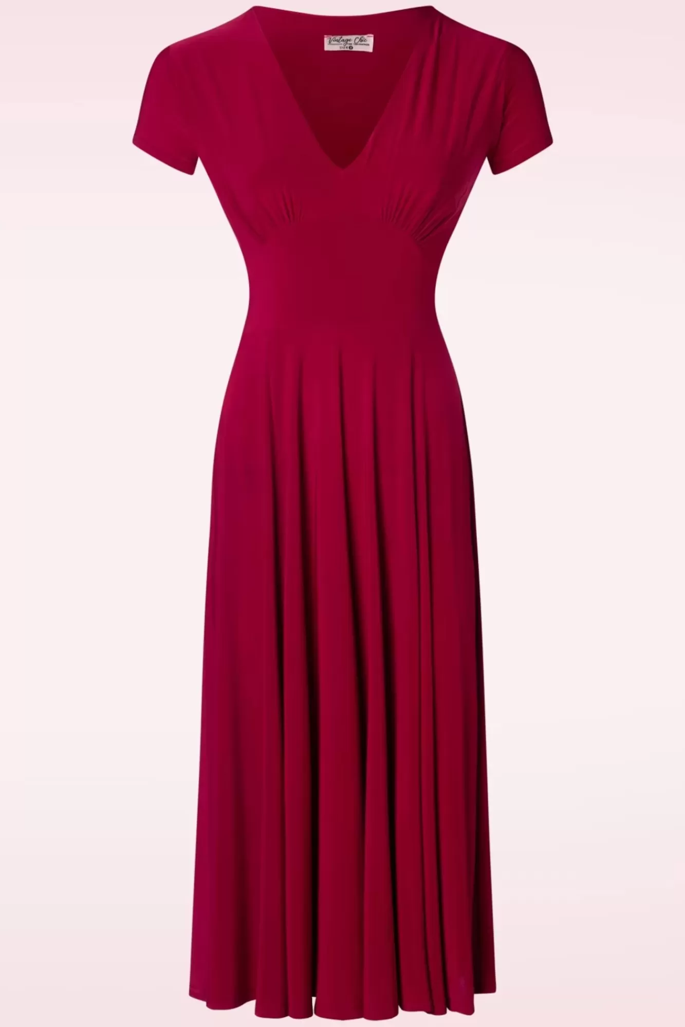 Online Vintage Chic for Topvintage Isabella Swingkleid In Rot