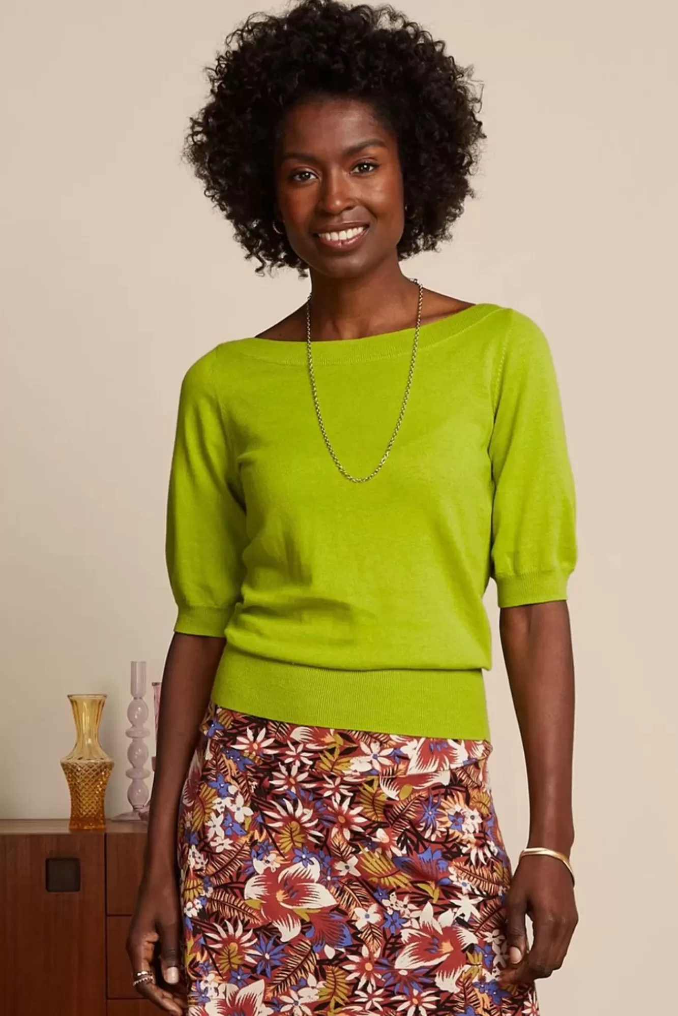 Sale King Louie Ivy Cocoon Top In Limette