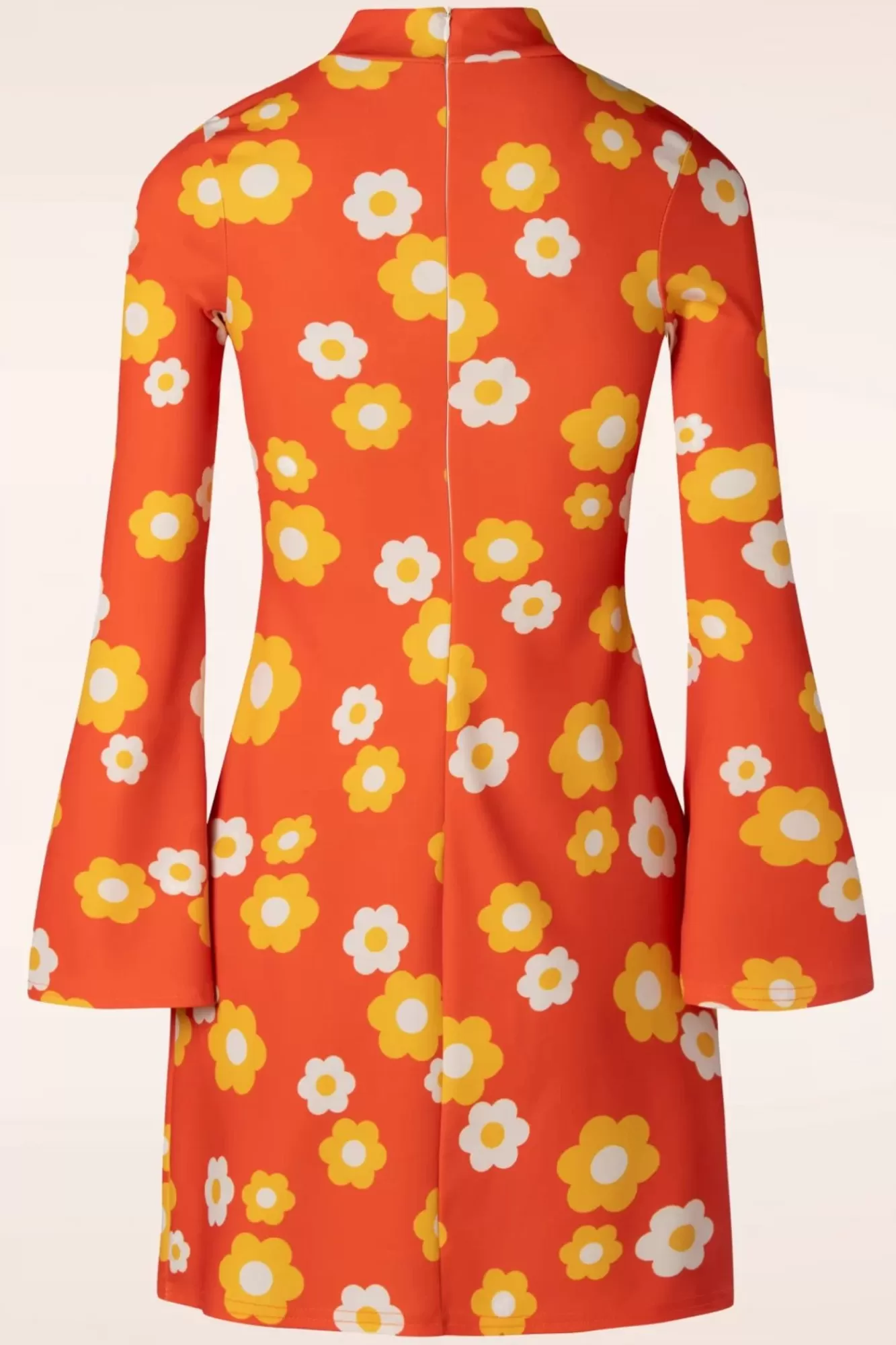 Store Vintage Chic for Topvintage Izzy Blumenkleid In Orange