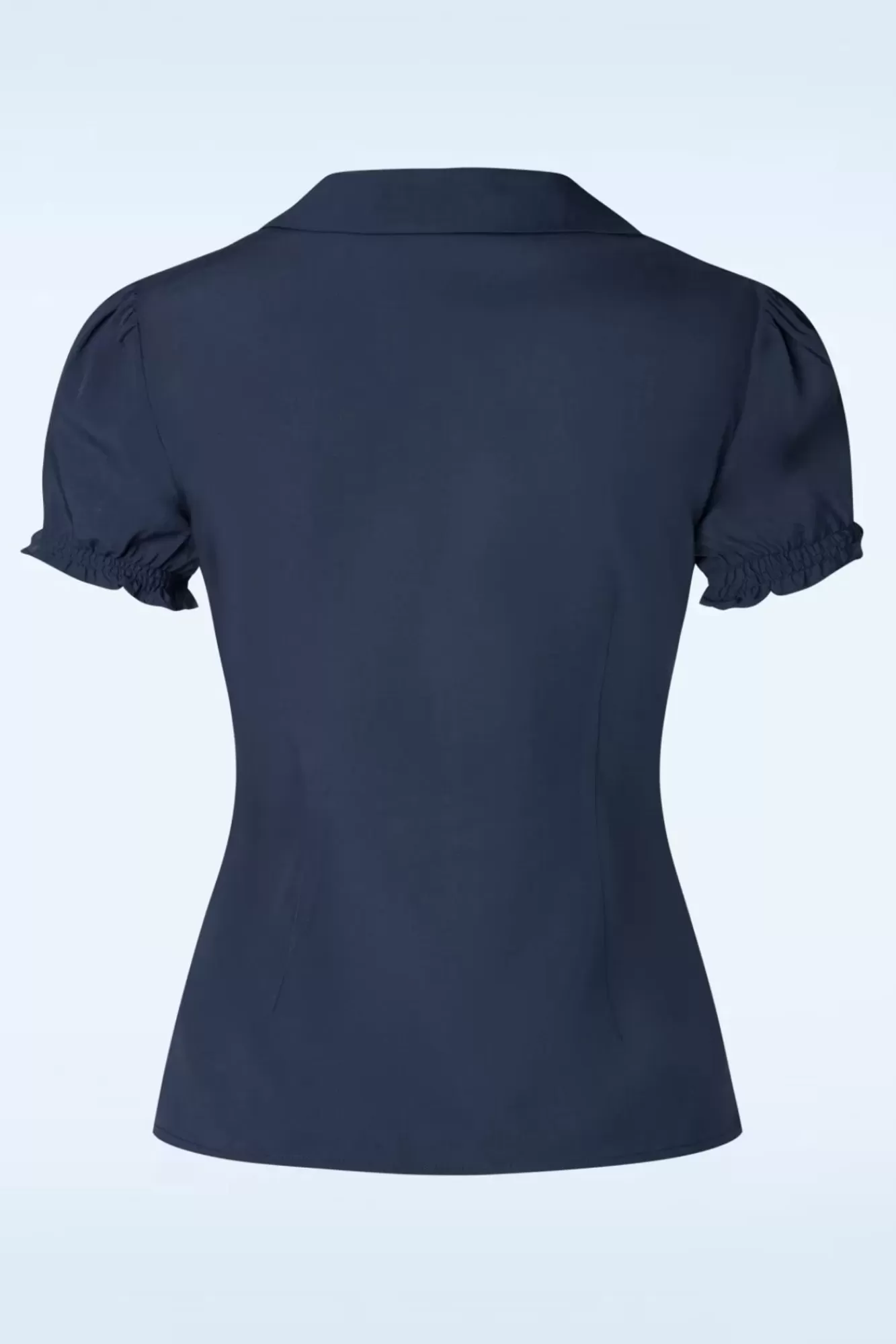 Shop Banned Retro Jane Bluse In Navy