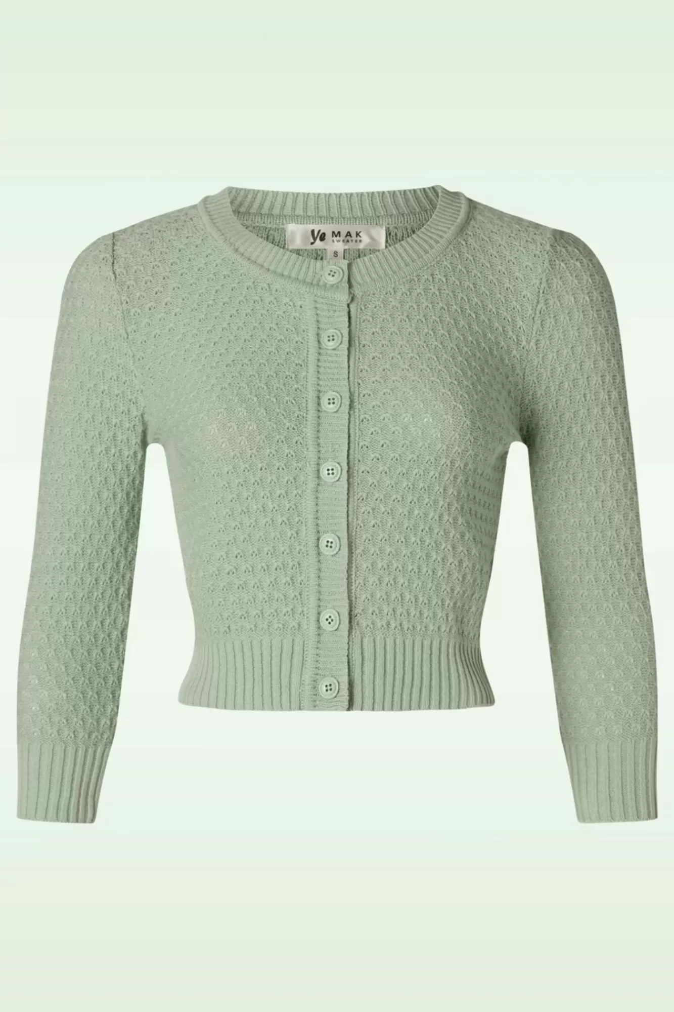 Sale Mak Sweater Jennie Cardigan In Duck Egg Green