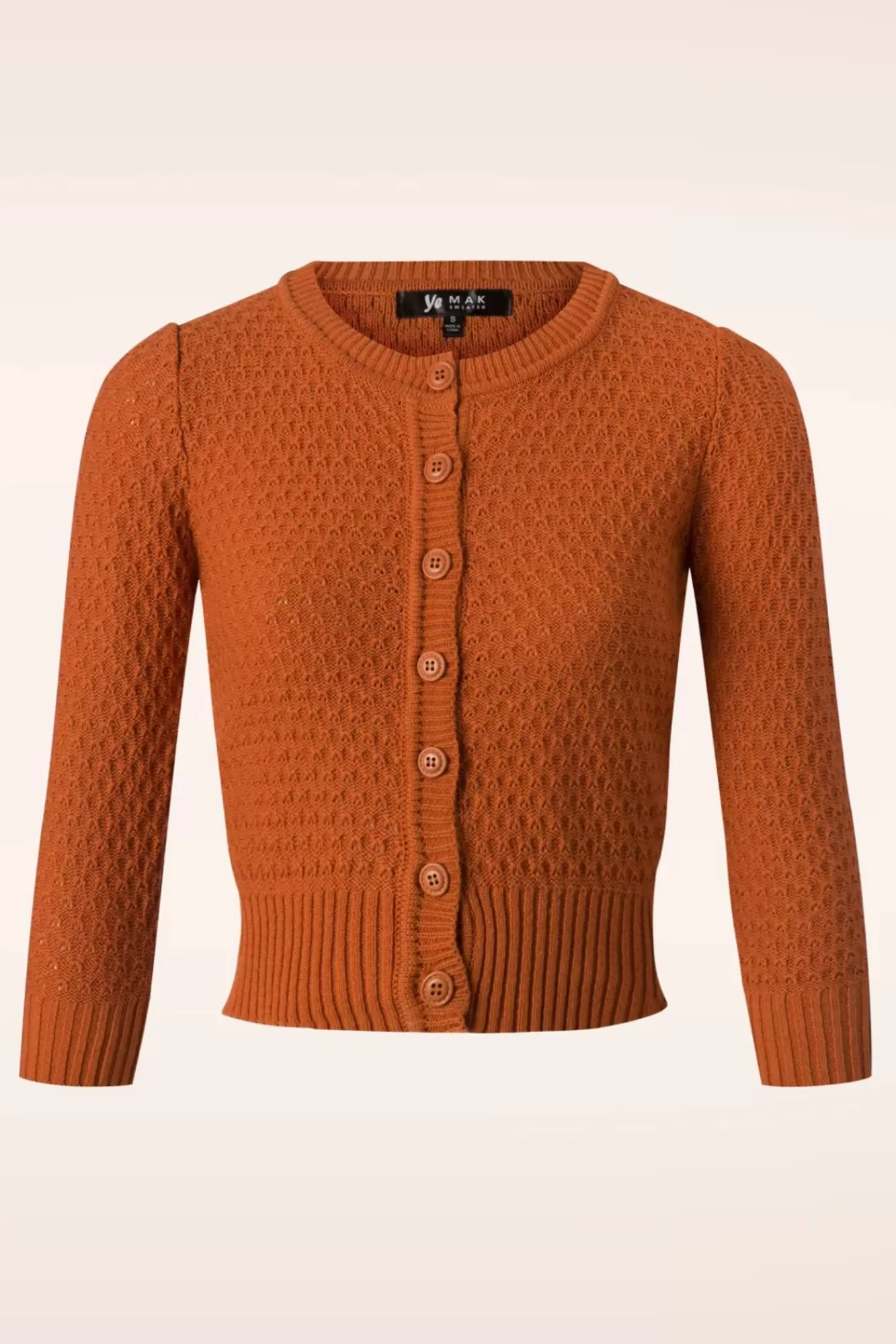 Best Sale Mak Sweater Jennie Cardigan In Stauborange