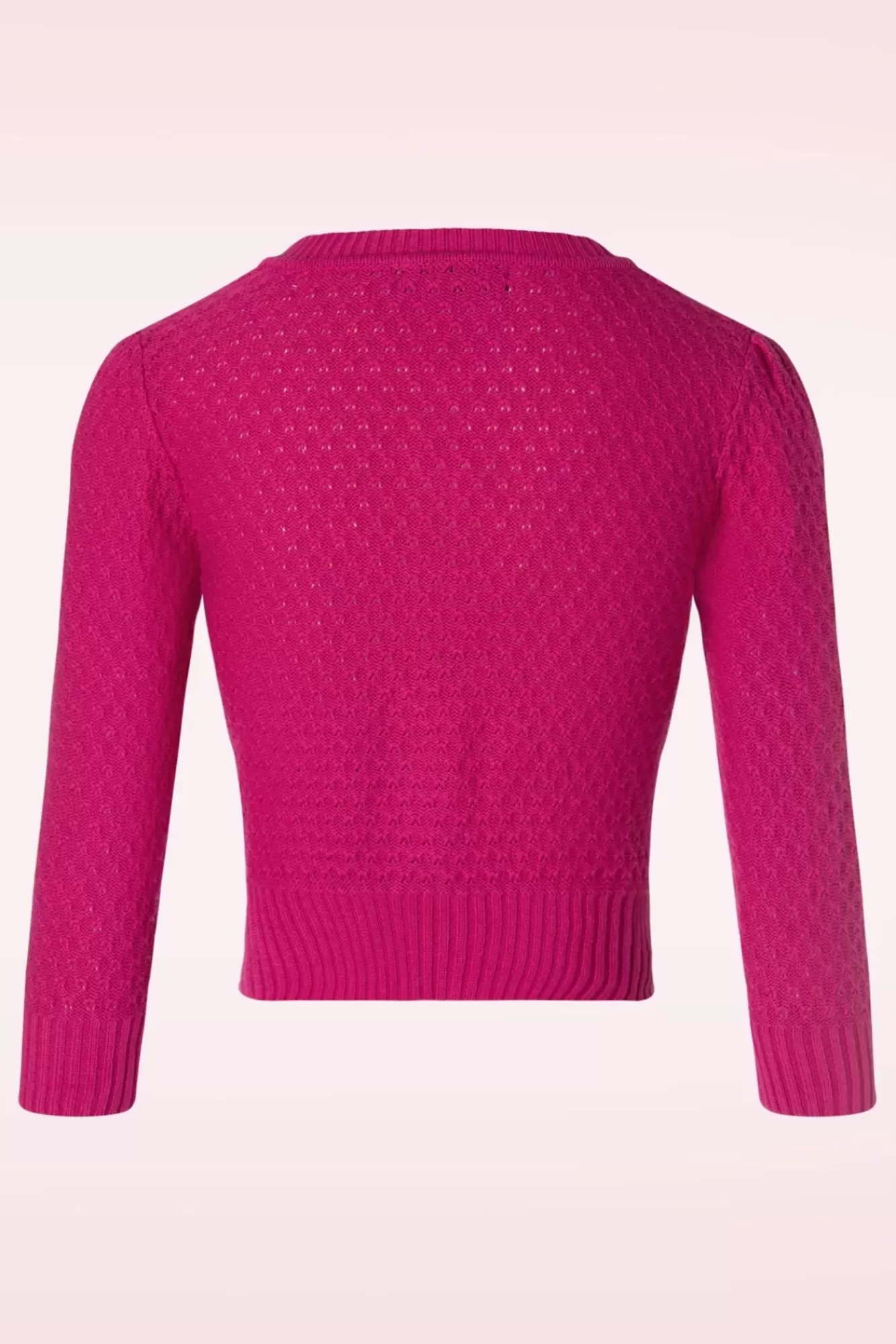 Fashion Mak Sweater Jennie Strickjacke In Magenta