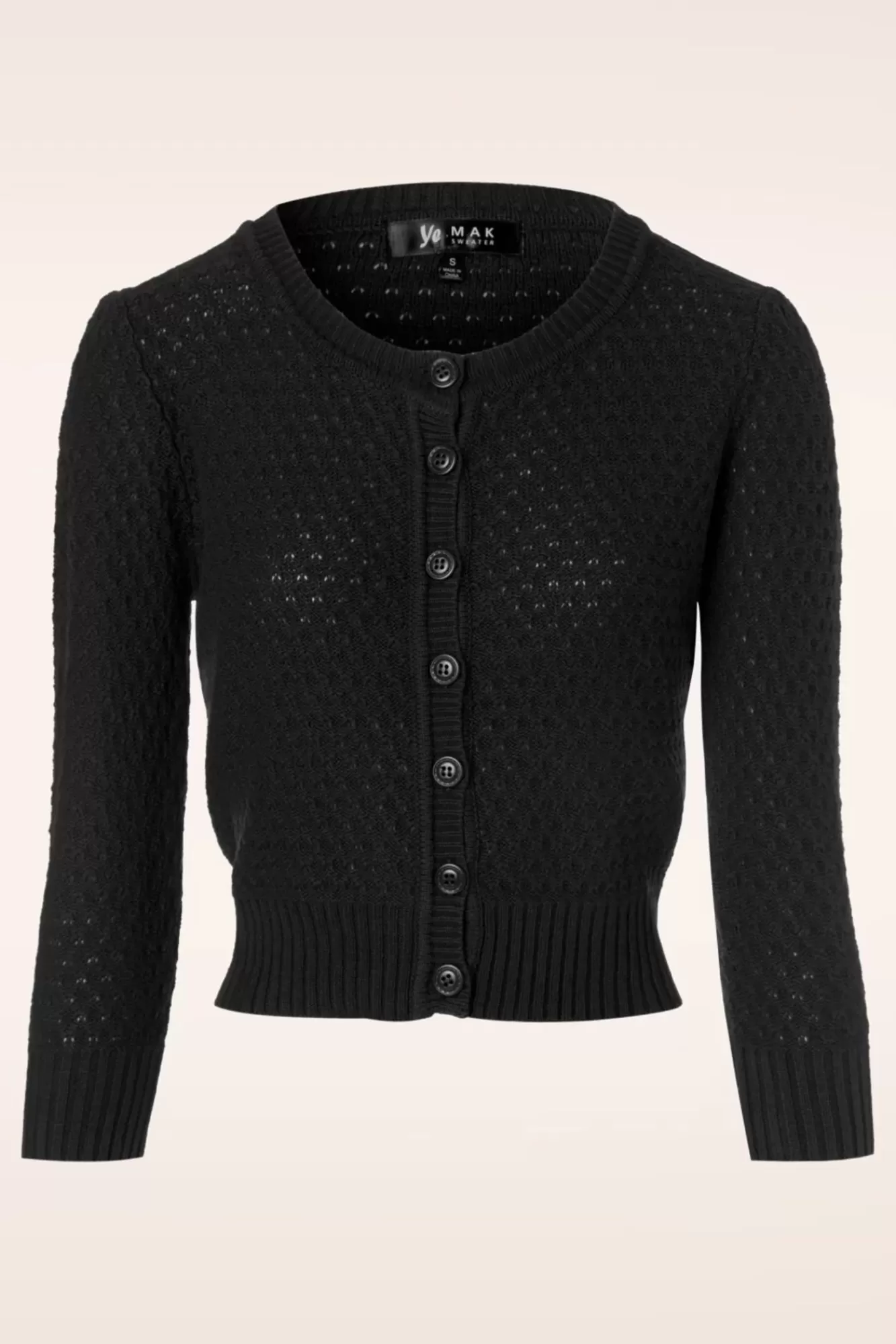 Discount Mak Sweater Jennie Strickjacke In Schwarz