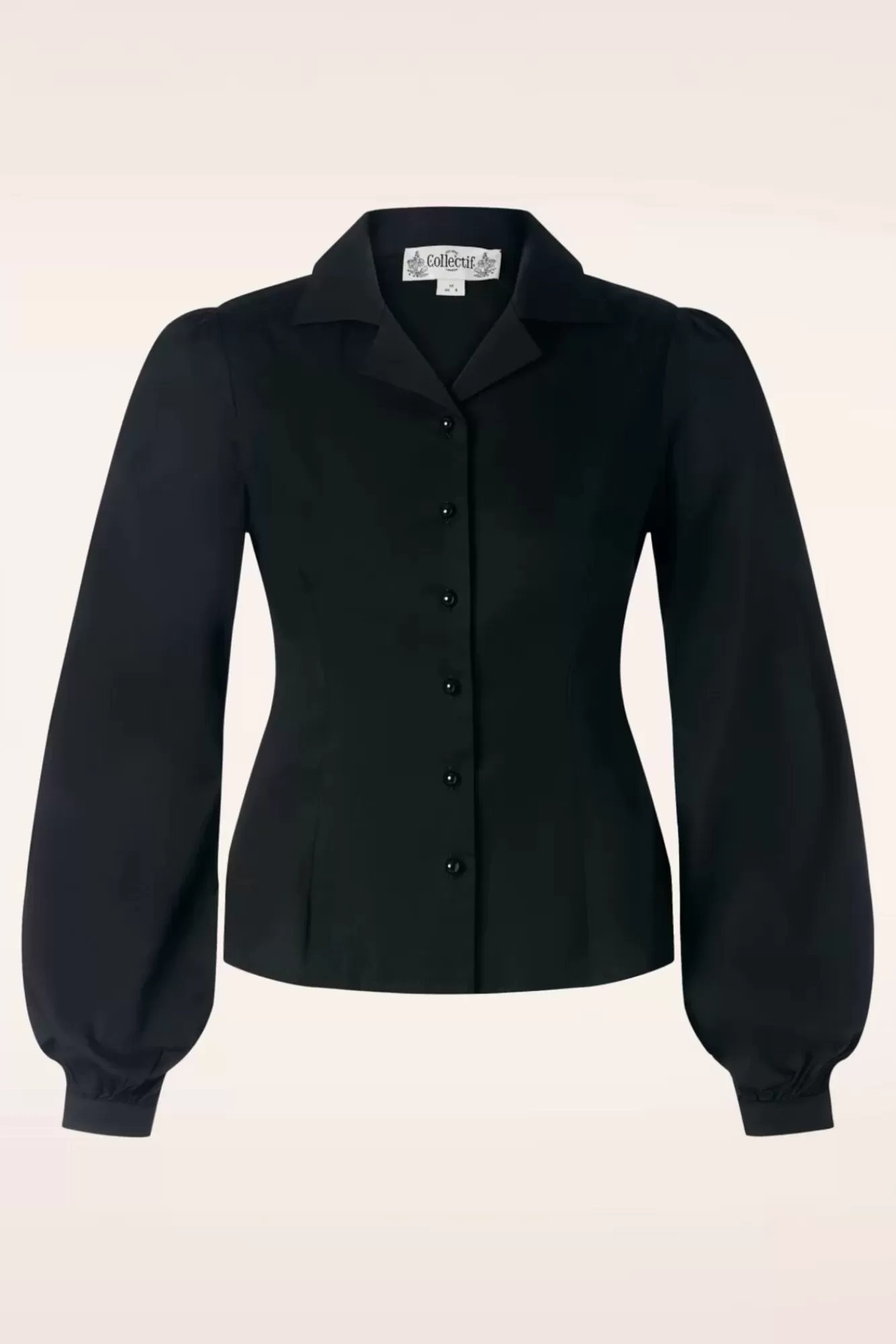 Sale Collectif Clothing Jerry Bluse In Schwarz