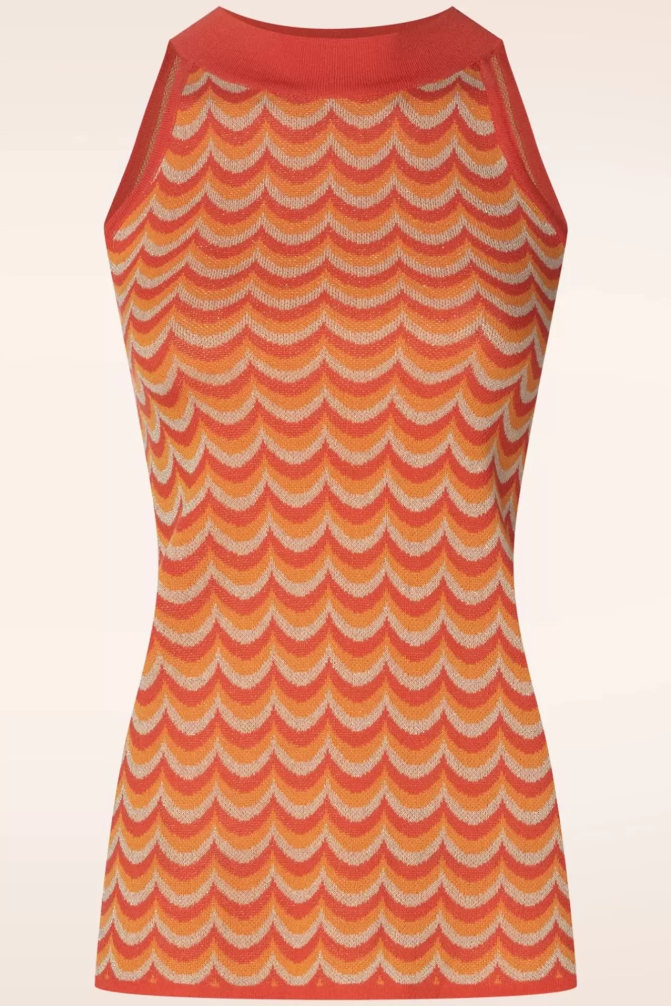 Flash Sale WNT Collection Jessie Waves Top In Orange