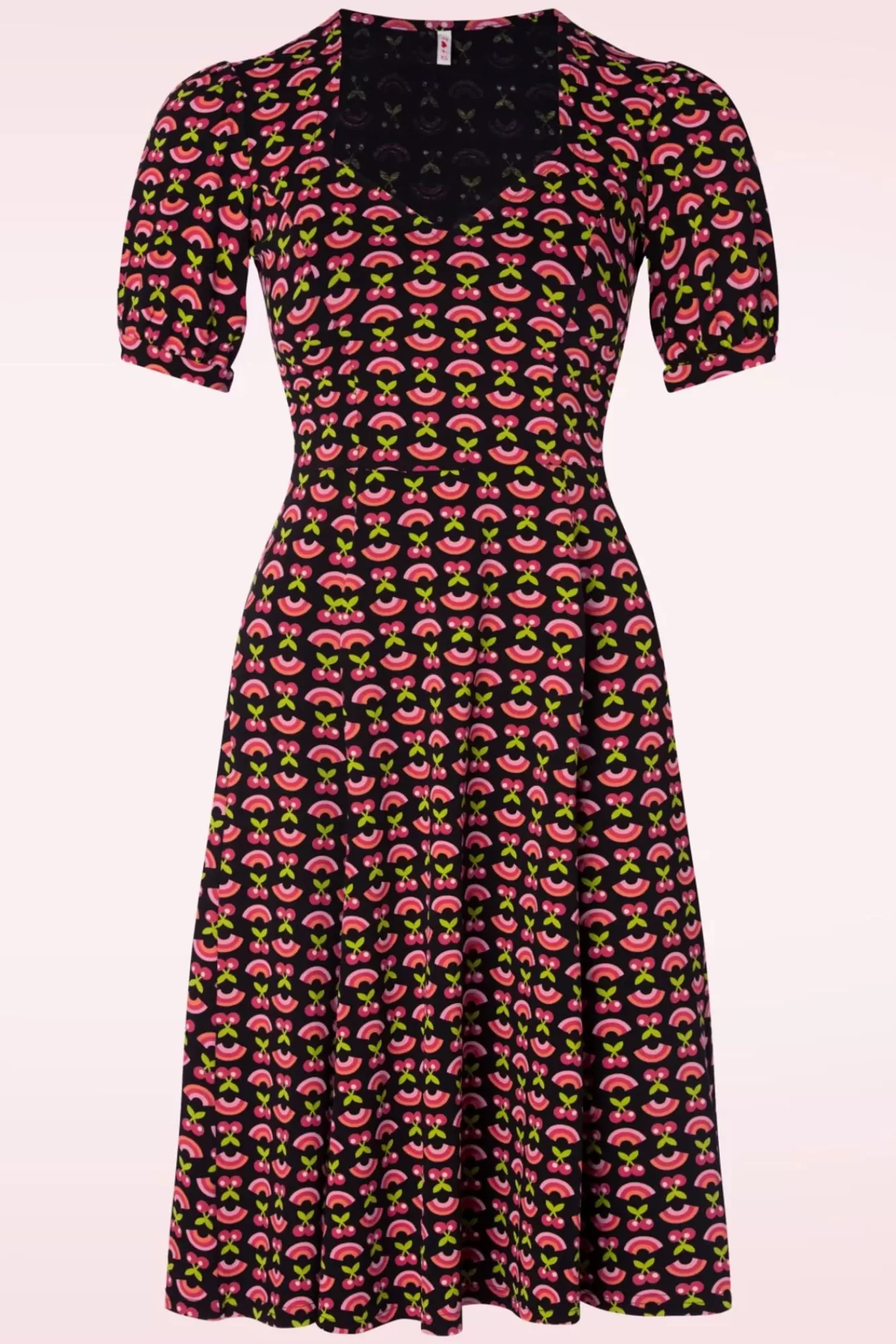 Outlet Blutsgeschwister Joyful Heart Kleid In Tutti Frutti Rainbow Dance