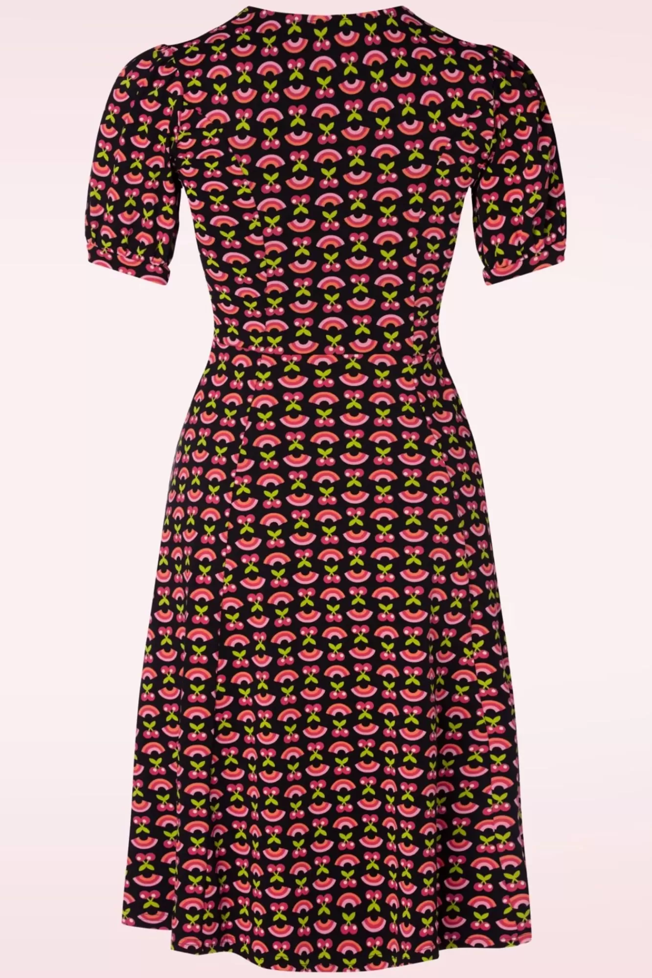 Outlet Blutsgeschwister Joyful Heart Kleid In Tutti Frutti Rainbow Dance