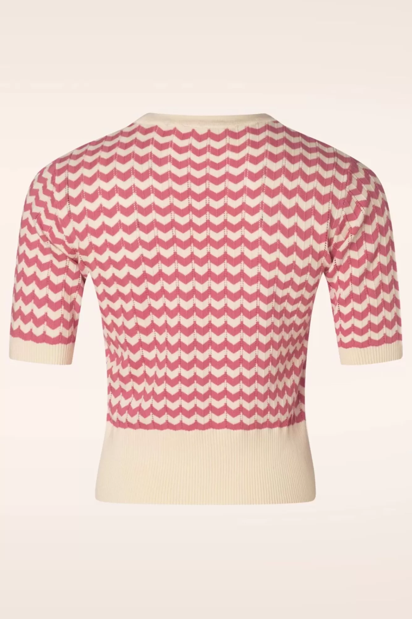 New Circus June Pullover In Off White Und Kirsche