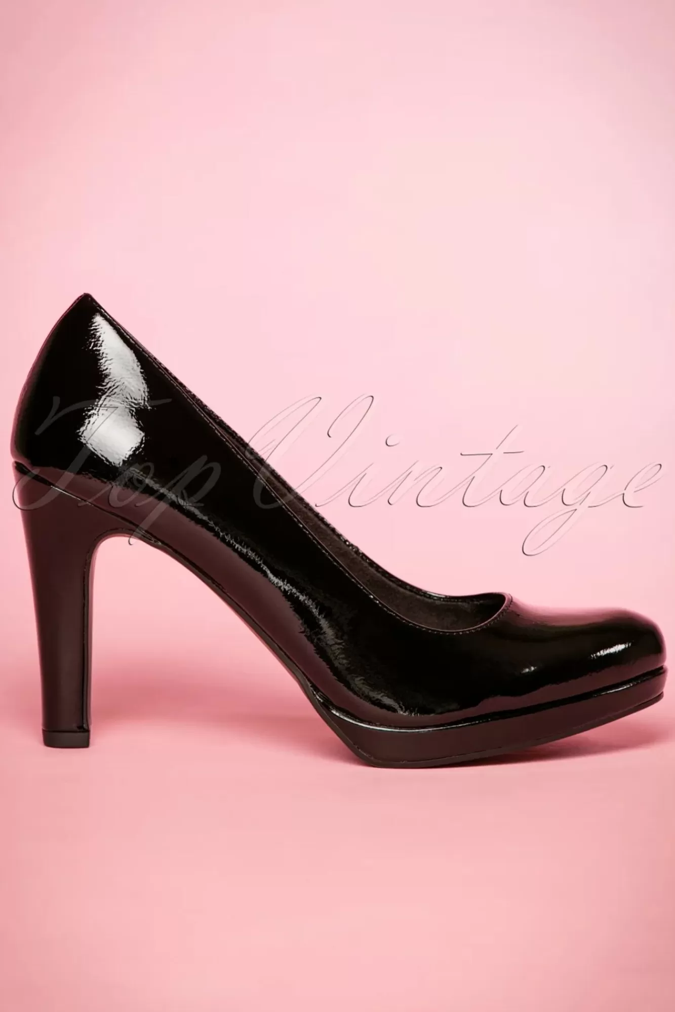 Shop Tamaris Katie Lackpumps In Schwarz