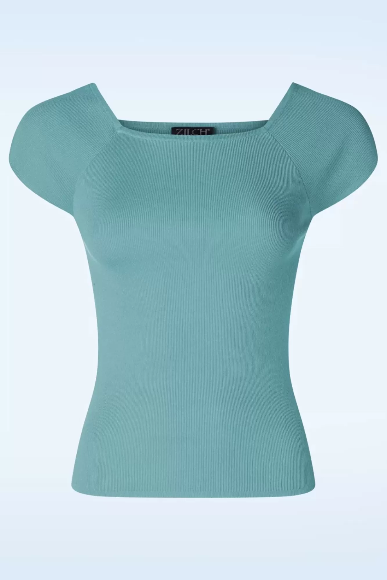 Sale Zilch Kaylie Top In Porzellan Blau