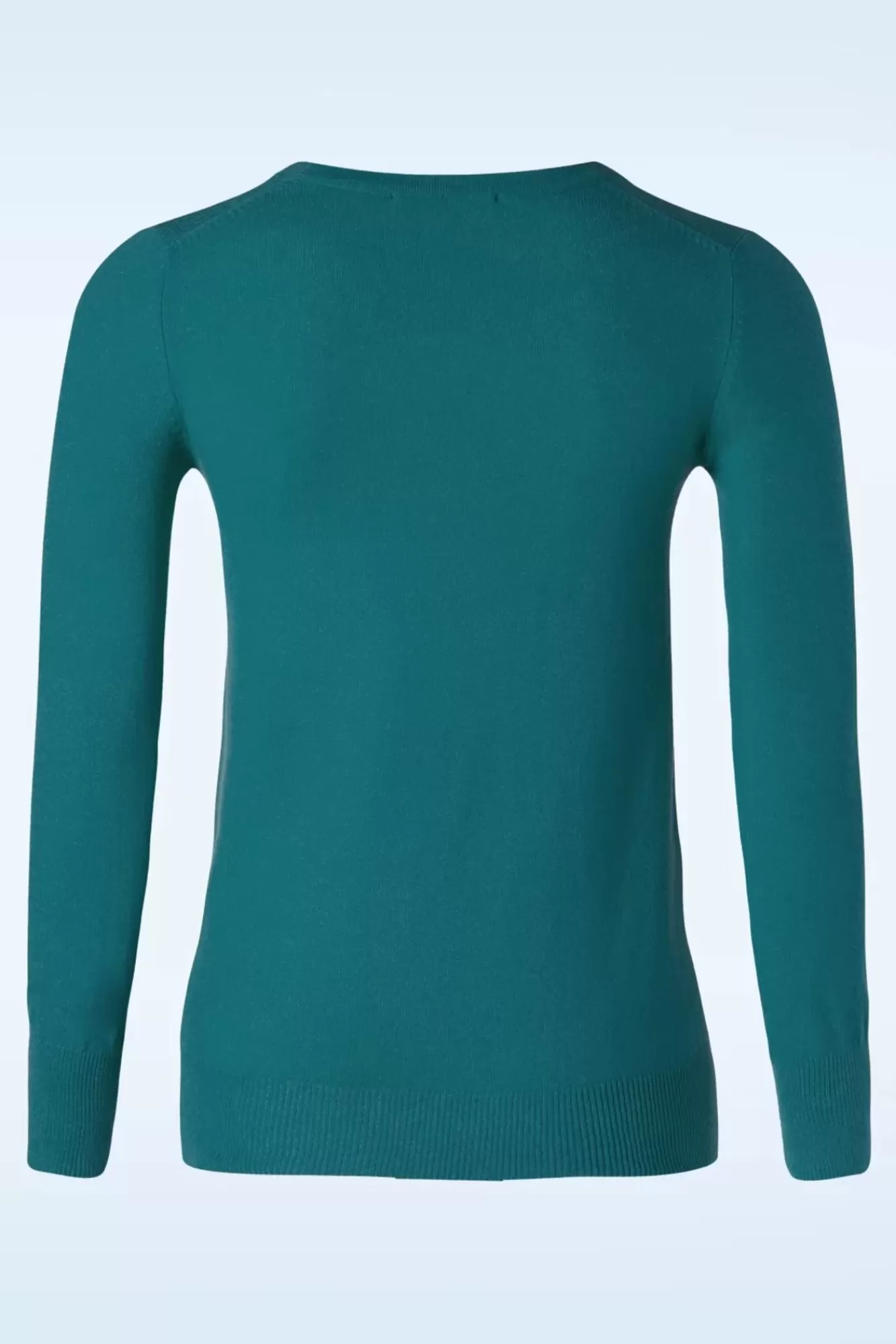 Outlet Mak Sweater Kelly Pullover In Teal Blau