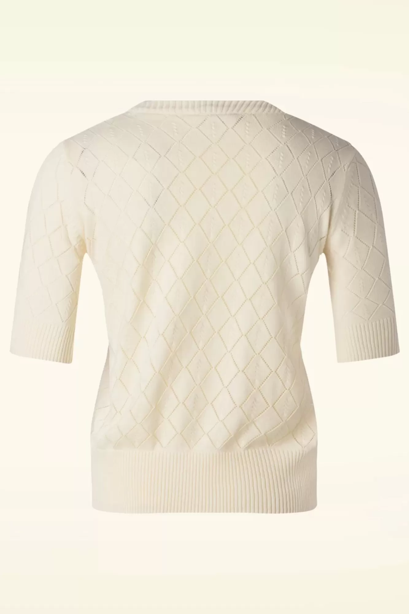 Clearance Circus Knitted Top In Off White