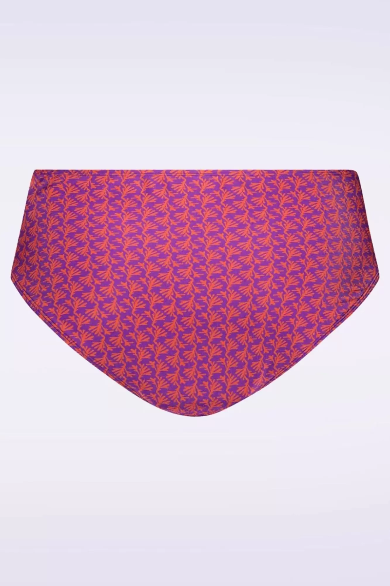 New TC Beach Korallenfarbenes Bikinihoschen Mit Mittlerer Taille In Lila