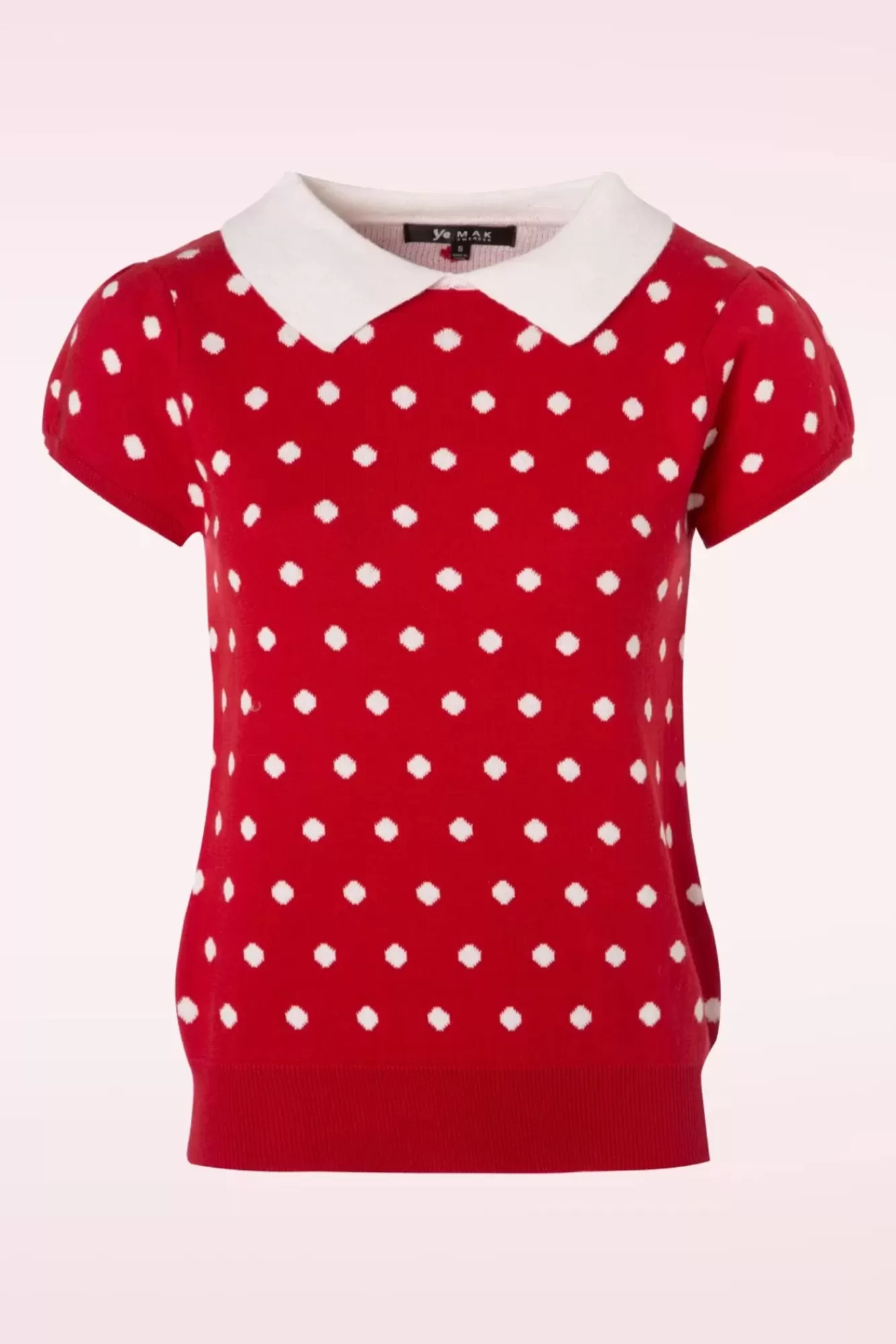 Online Mak Sweater Kristen Polkadot Pullover In Rot Und Elfenbein