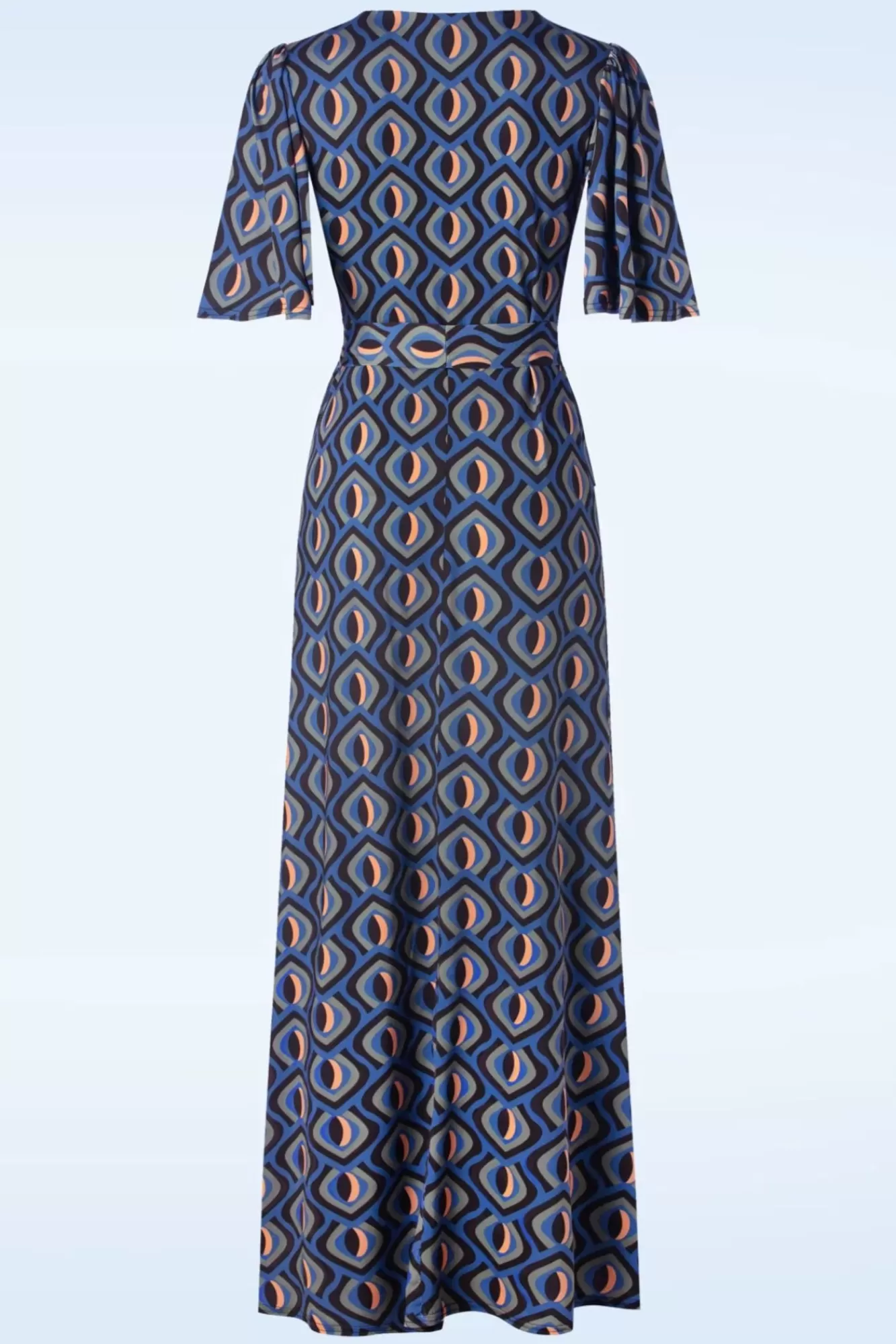 Shop Vintage Chic for Topvintage Laurie Maxi Kleid In Blau